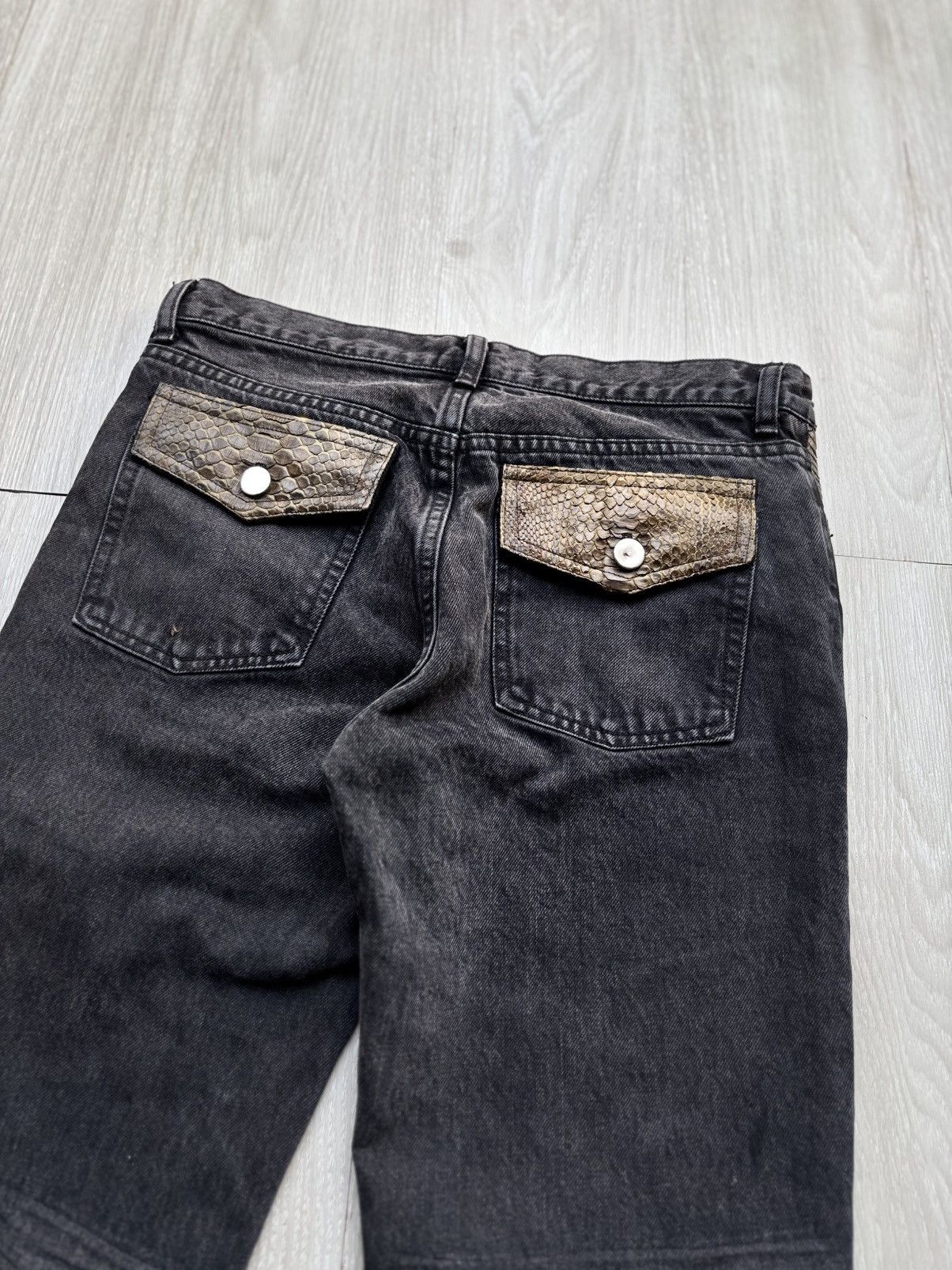 Japanese Brand NO ONE ELSE lace-up flare jeans Size US 28 / EU 44 - 8 Thumbnail