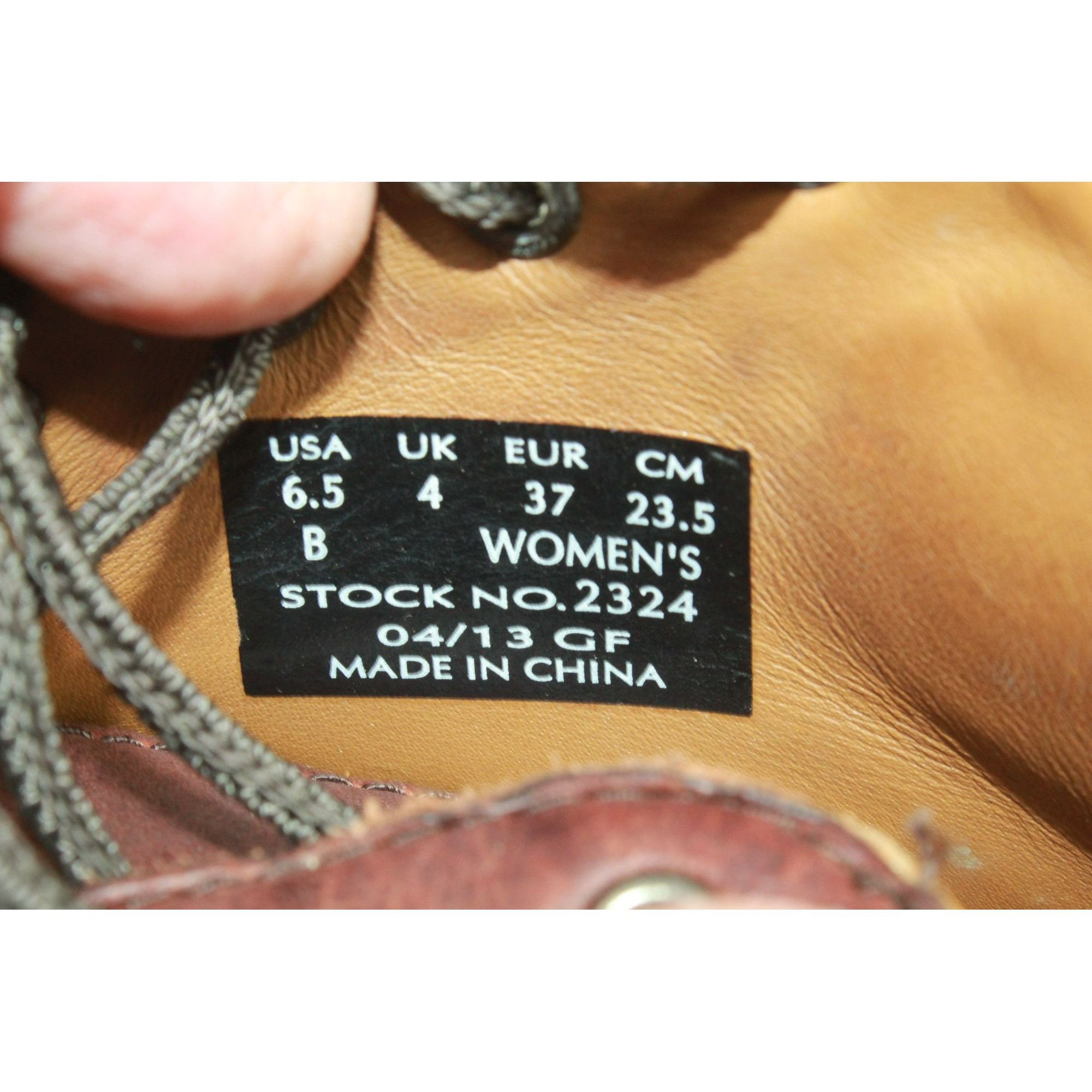 Leather × Red Wing Red Wing Women's Slip Resistant Steel Toe Oxford Shoes Size US 6.5 / IT 36.5 - 8 Thumbnail