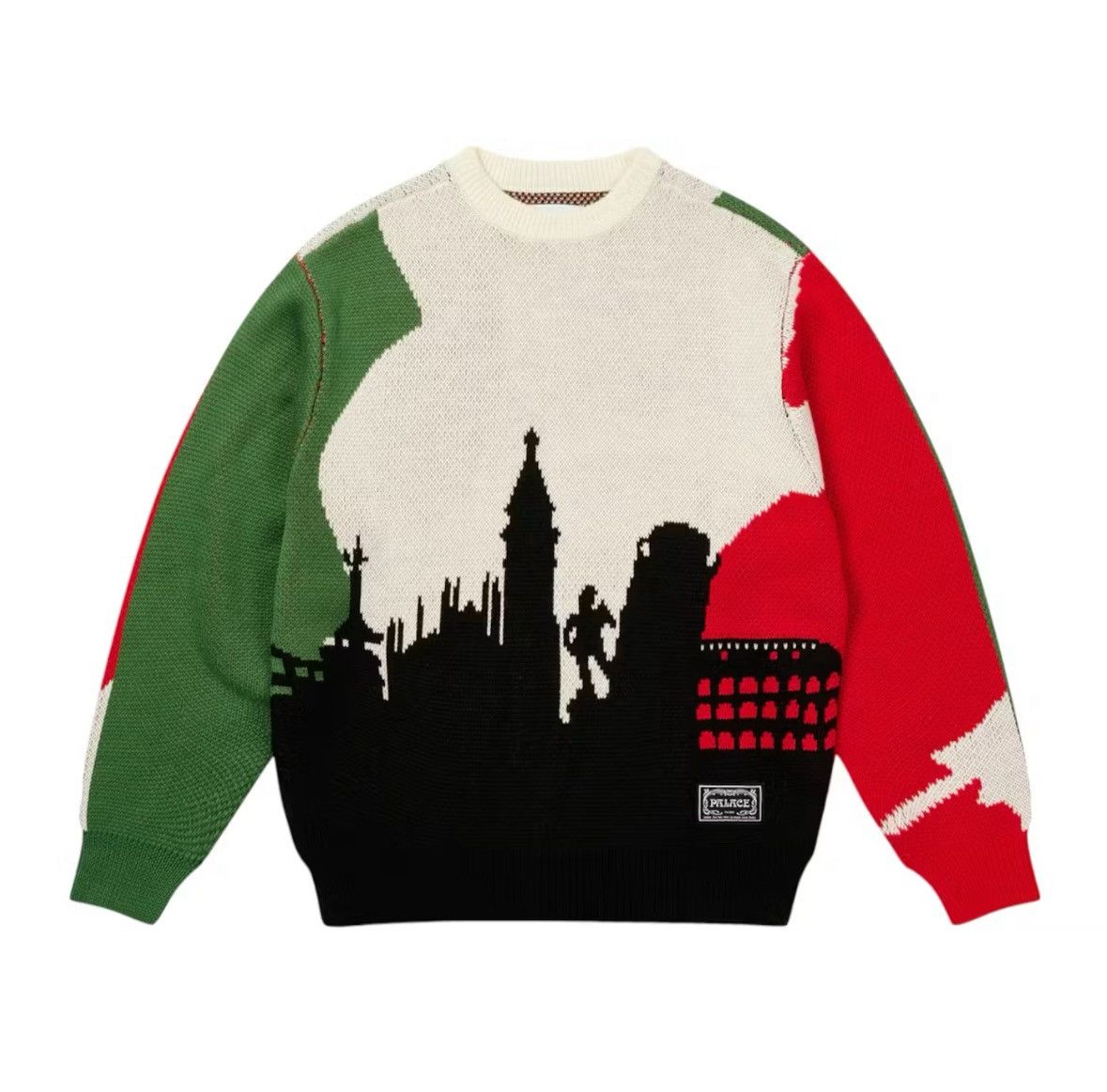 Palace Palace Tourist Knit Crewneck Italy Size US L / EU 52-54 / 3 - 2 Thumbnail
