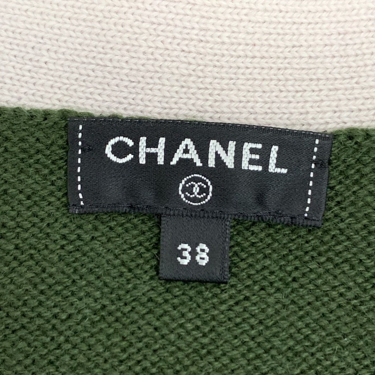 Chanel Chanel Striped V-neck Long Sleeve Knit Cardigan K26WX Size M / US 6-8 / IT 42-44 - 5 Thumbnail