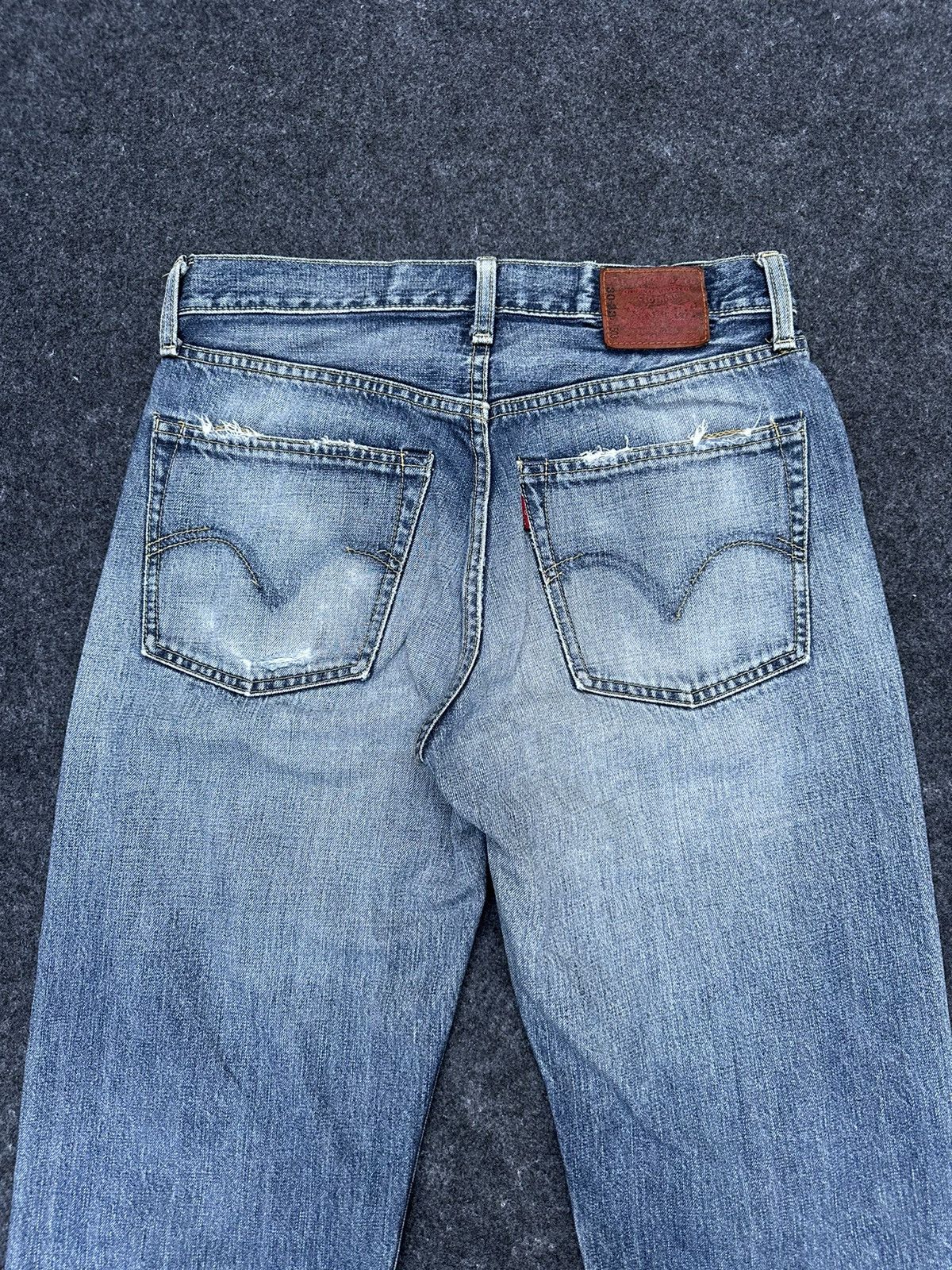Levi's Vintage Levi’s 503 Japan Distressed Denim 30x30 D14 Size US 30 / EU 46 - 3 Thumbnail