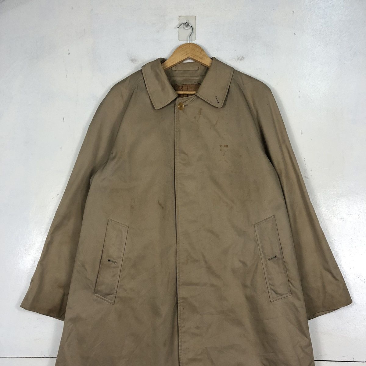 Burberry VINTAGE BURBERRYS NOVA CHECK TRENCH JACKET Size US M / EU 48-50 / 2 - 4 Thumbnail