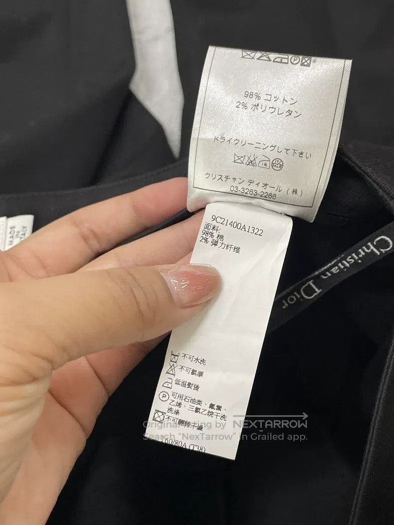 Dior Dior Black casual pants Size 25" / US 0 / IT 36 - 5 Thumbnail