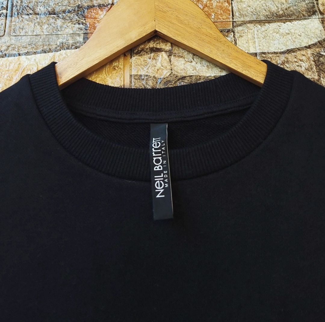 Neil Barrett Neil Barrett Black Fair Isle Military Stars Crewneck Size US S / EU 44-46 / 1 - 6 Thumbnail