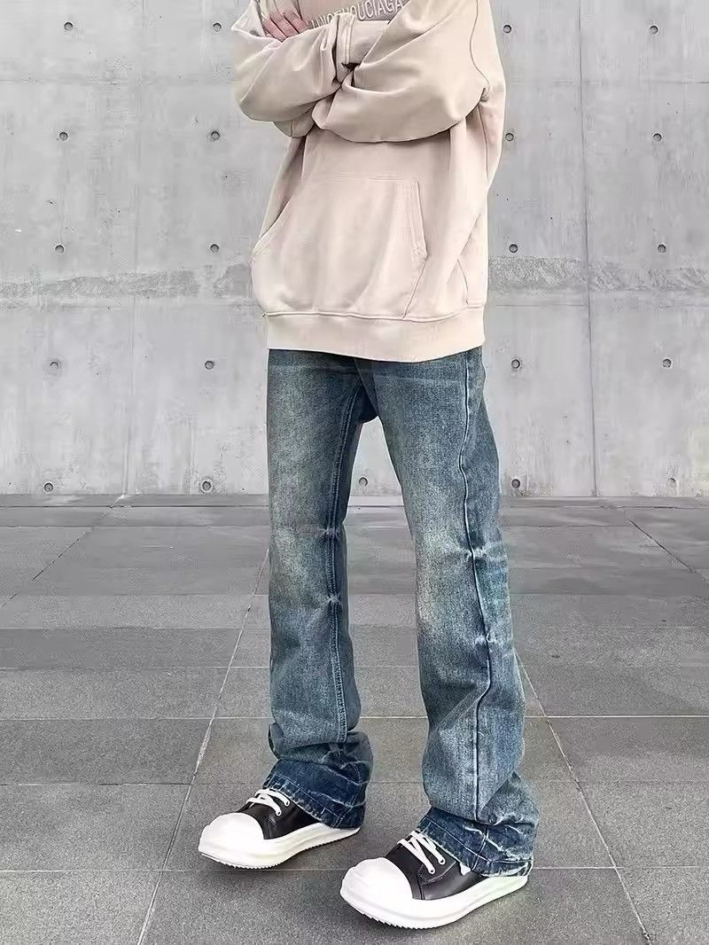 Jean × Vintage Washed Blue Slim Straight Leg Jeans Size US 29 - 3 Thumbnail