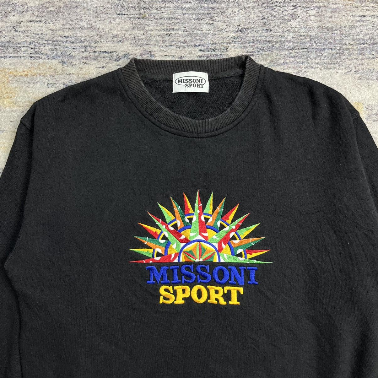 Missoni × Vintage Vintage Missoni big logo embroidery sweatshirt Size US M / EU 48-50 / 2 - 2 Thumbnail