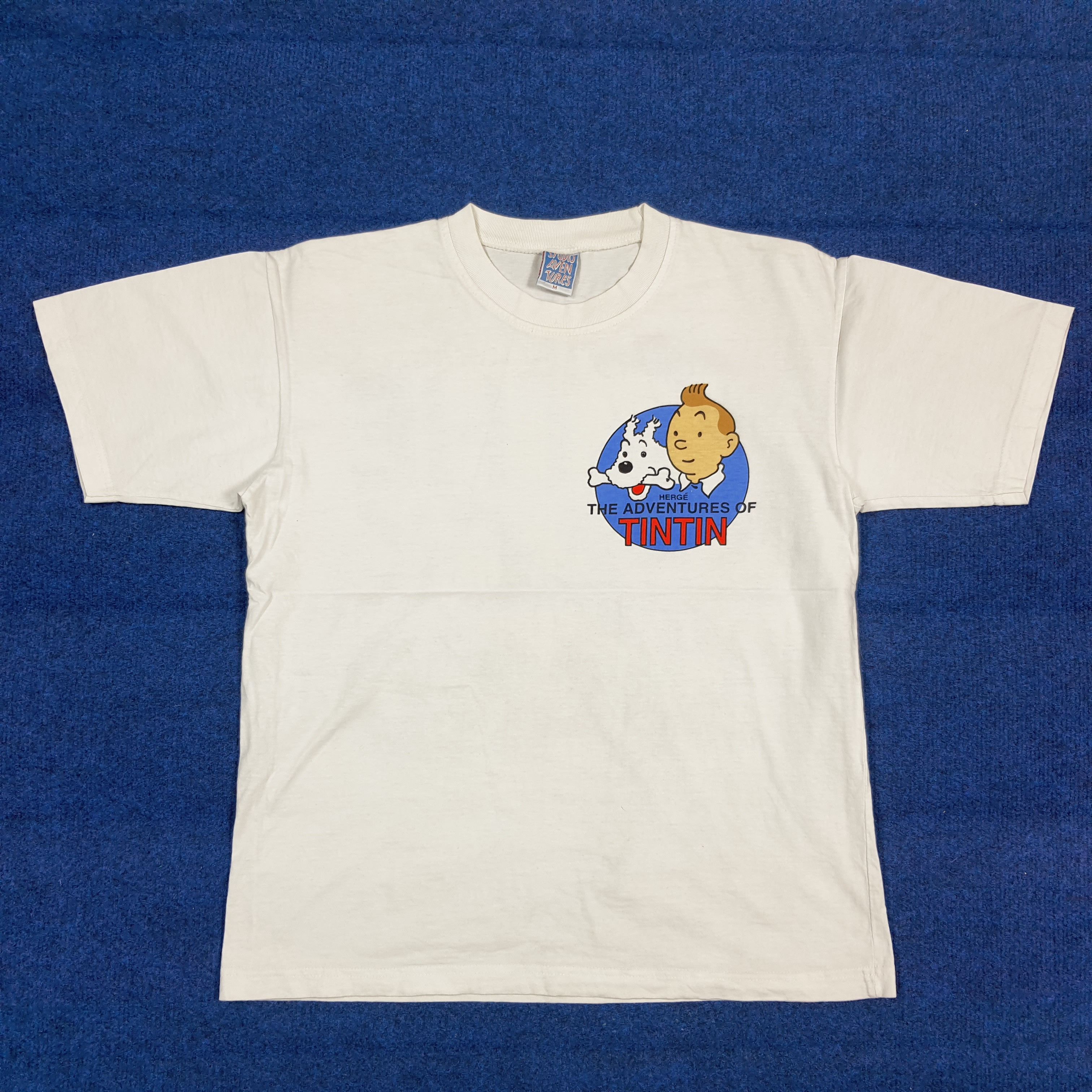Vintage Vintage Adventure of Tintin Boxy Tshirt C294N66 Size US M / EU 48-50 / 2 - 3 Thumbnail