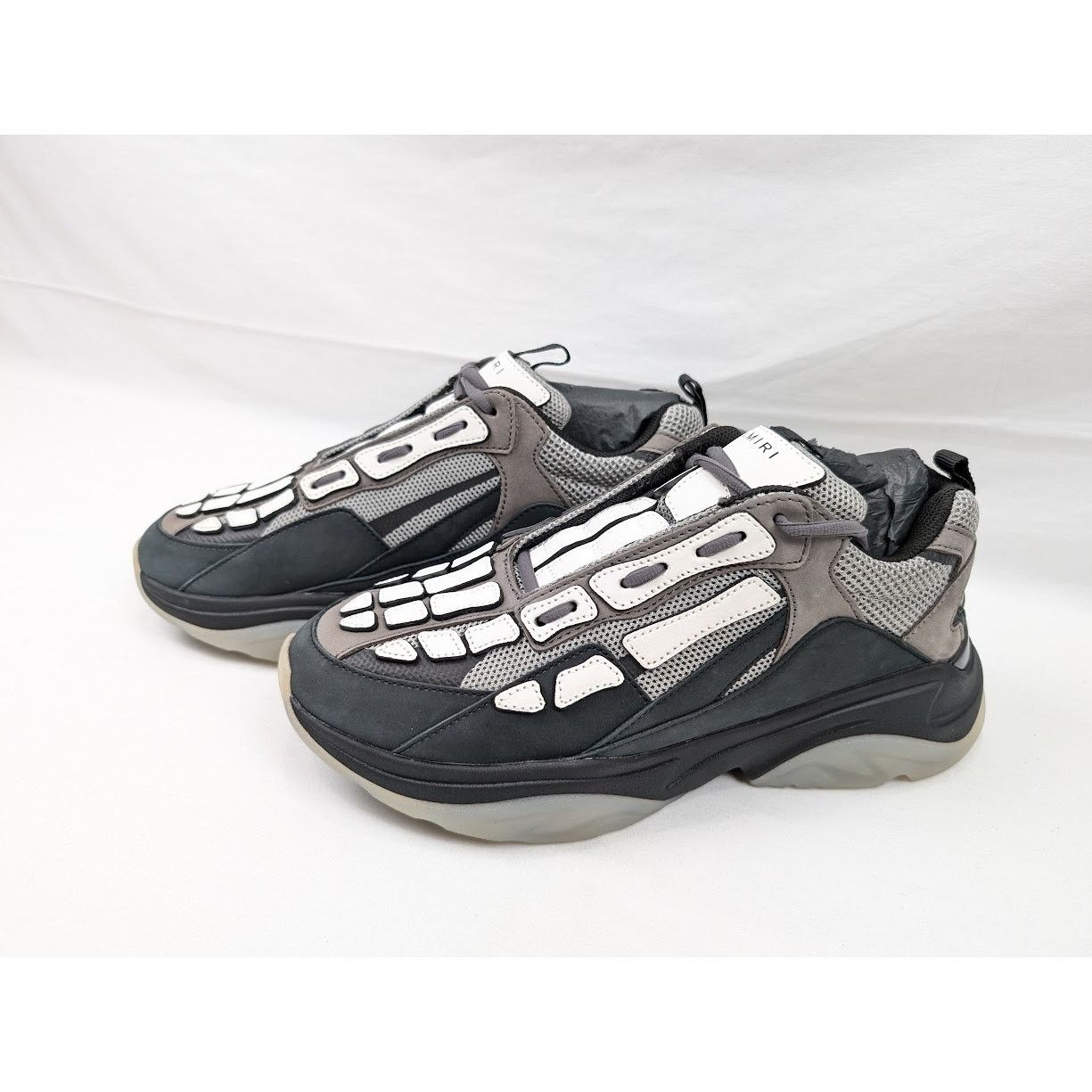 Amiri o1rshd1 Q:2 / Bone Runners in Black/Grey Size US 8 / EU 41 - 18 Thumbnail