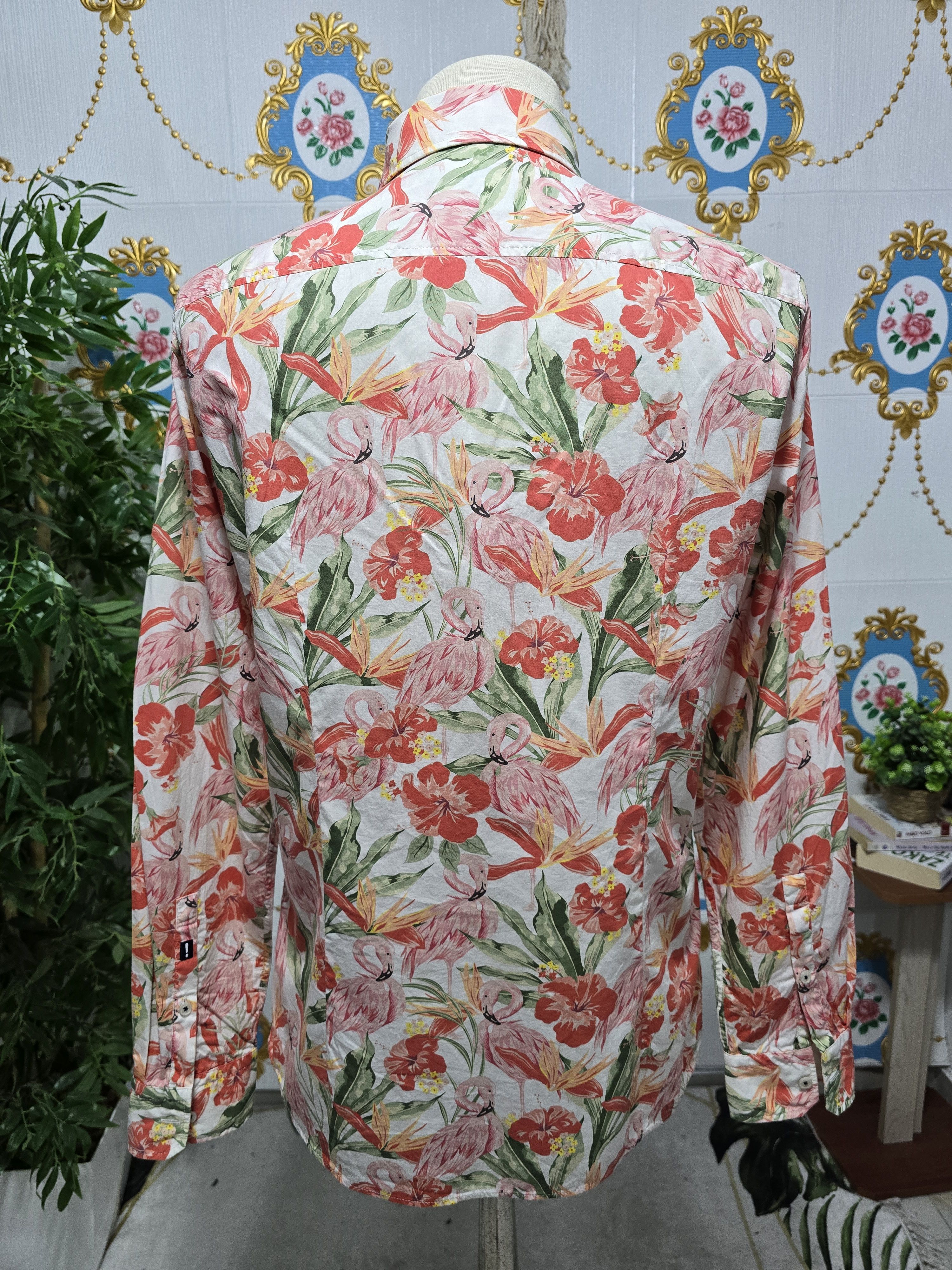 Joop! JOOP shirt size MEDIUM, new , flamingo pattern Size US M / EU 48-50 / 2 - 11 Thumbnail