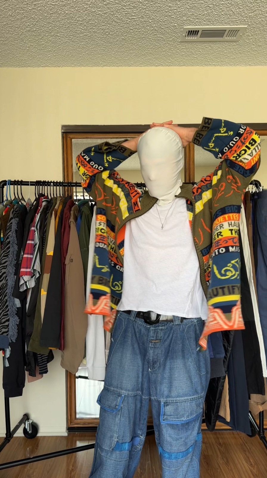 Walter Van Beirendonck 1986~ Horny Languages Oversized Knit Size US L / EU 52-54 / 3 - 18 Thumbnail