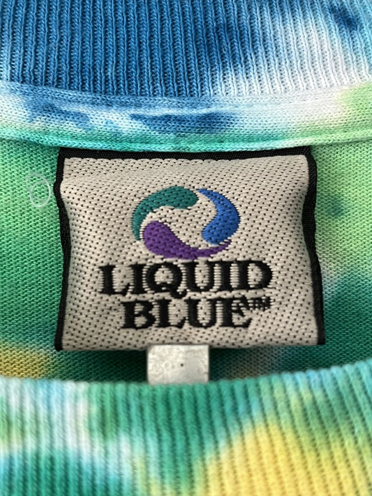 Vintage Liquid Blue Mushroom Haven Tie-dye 2000’s Size US XL / EU 56 / 4 - 9 Thumbnail
