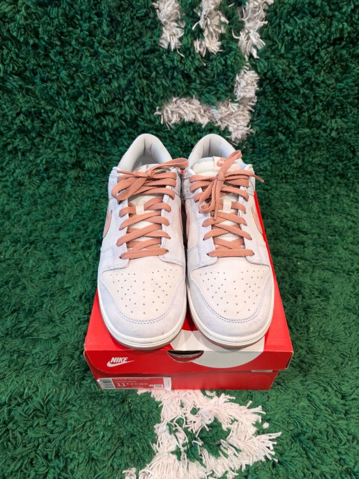 Nike Nike Dunk Low Retro Fossil Rose Size 11.5 Size US 11.5 / EU 44-45 - 4 Thumbnail