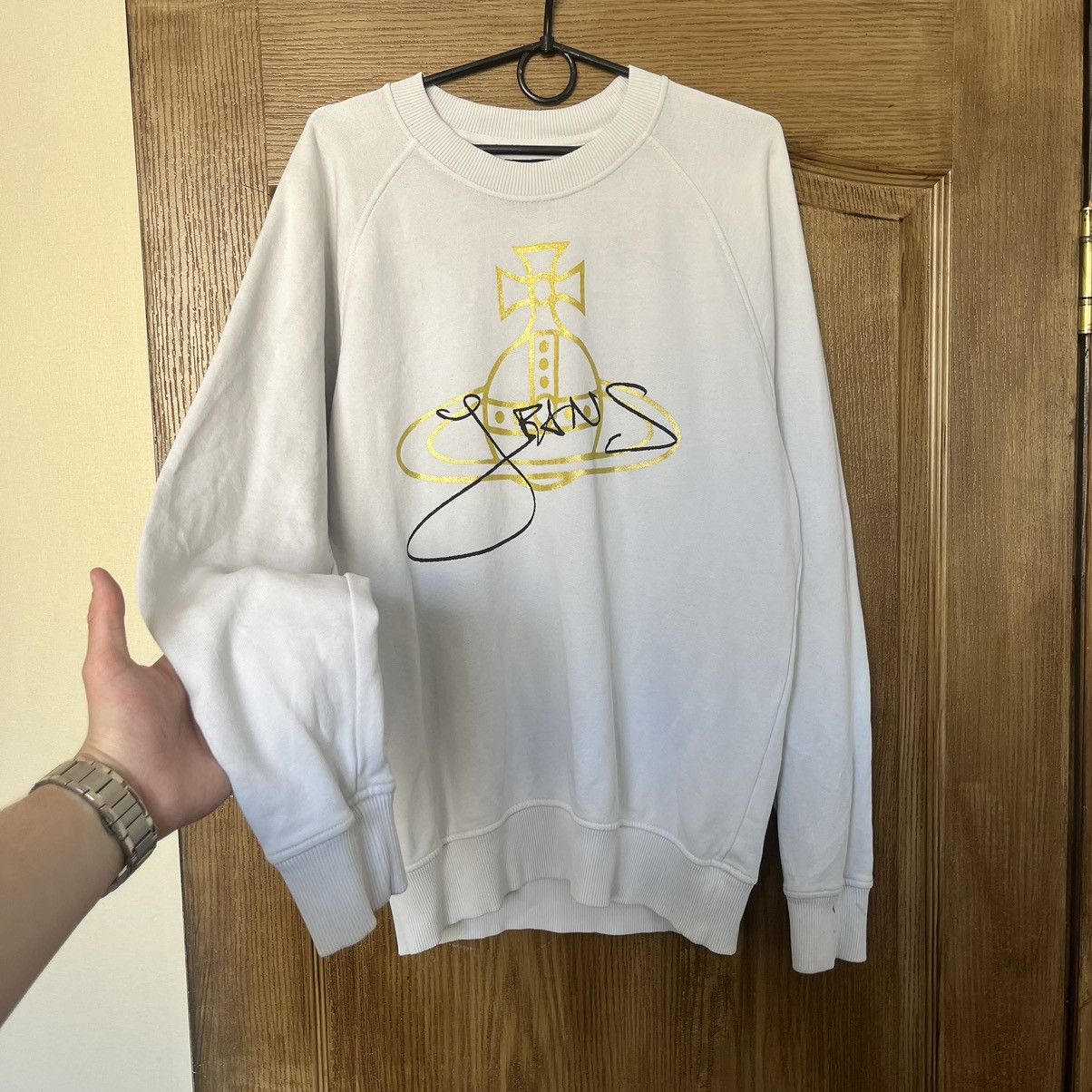 Vintage Vivienne Westwood sweatshirt big logo Size US S / EU 44-46 / 1 - 2 Thumbnail