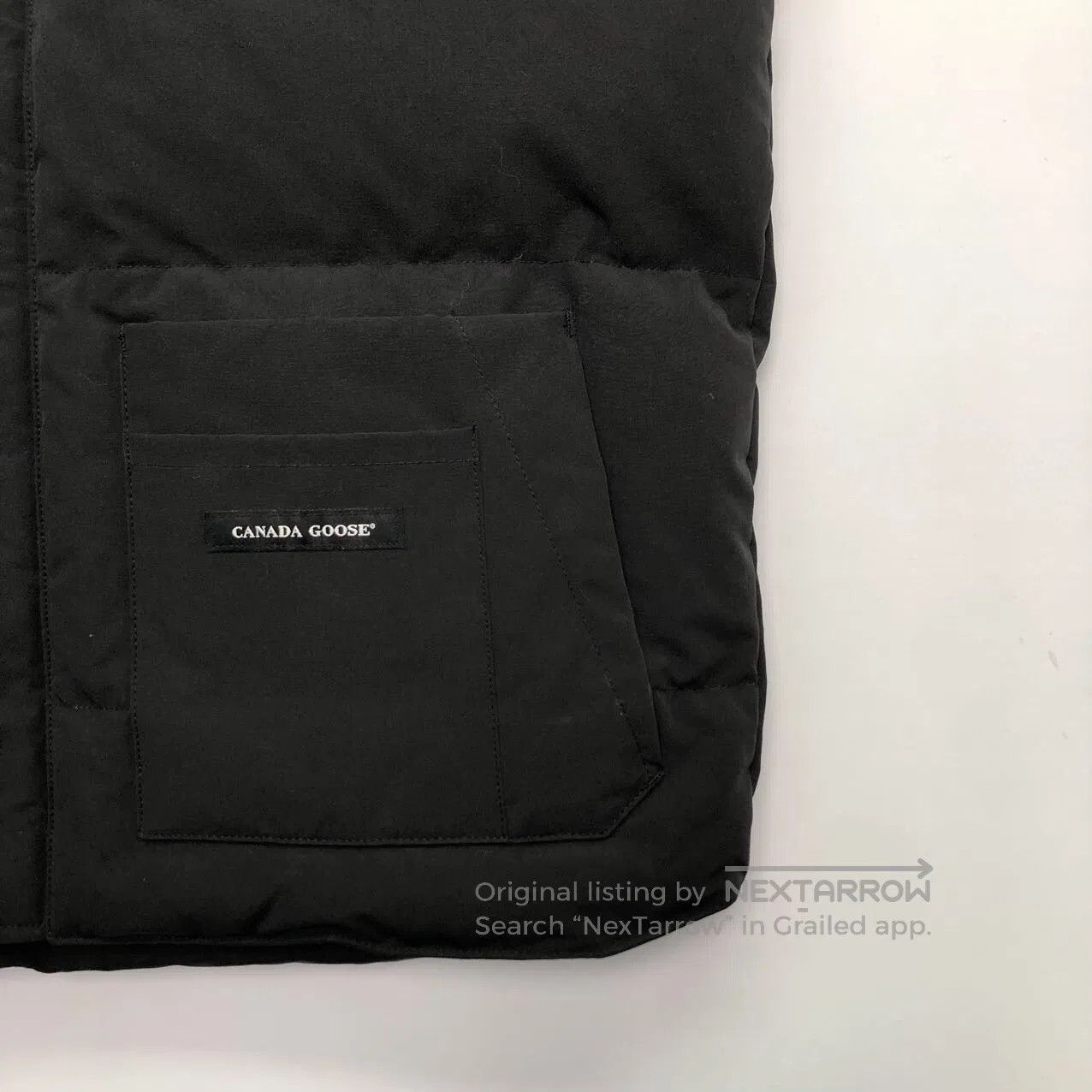 Canada Goose Canada Goose Black Red Label Slim Fit Down Vest Jacket| Size US XXL / EU 58 / 5 - 4 Thumbnail