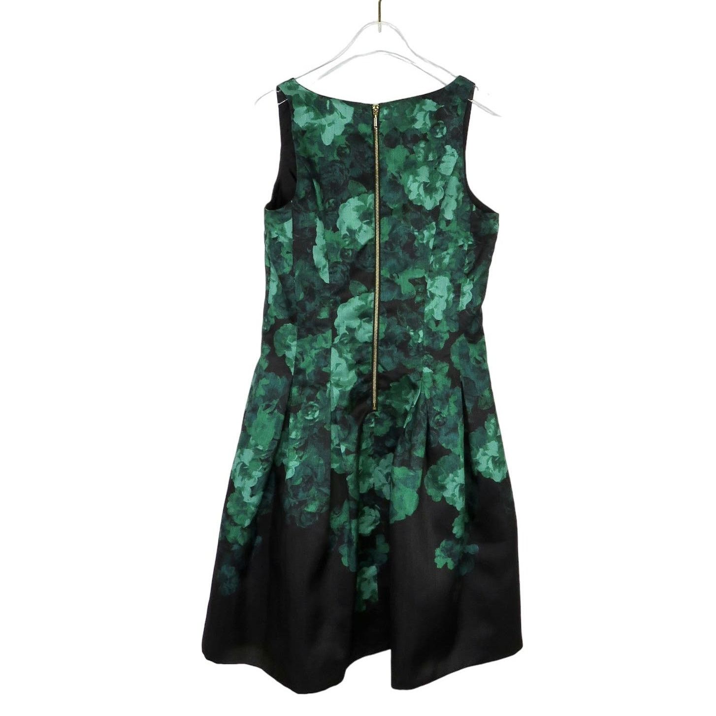 Other Dress Barn Emerald Green Floral Sleeveless Dress 4 Small Size S / US 4 / IT 40 - 3 Thumbnail