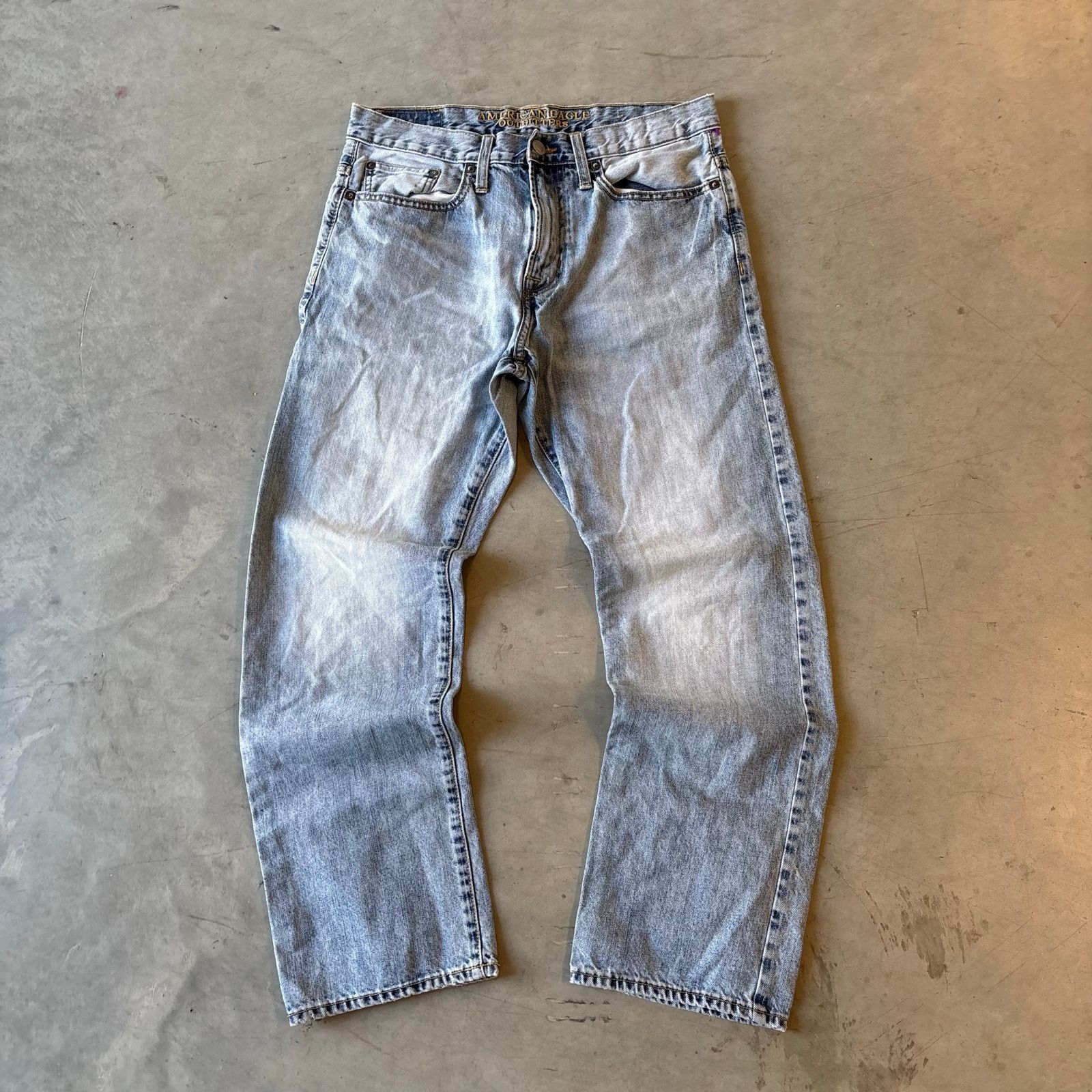 American Eagle Outfitters Vintage faded washed denim jeans Size US 31 - 1 Thumbnail