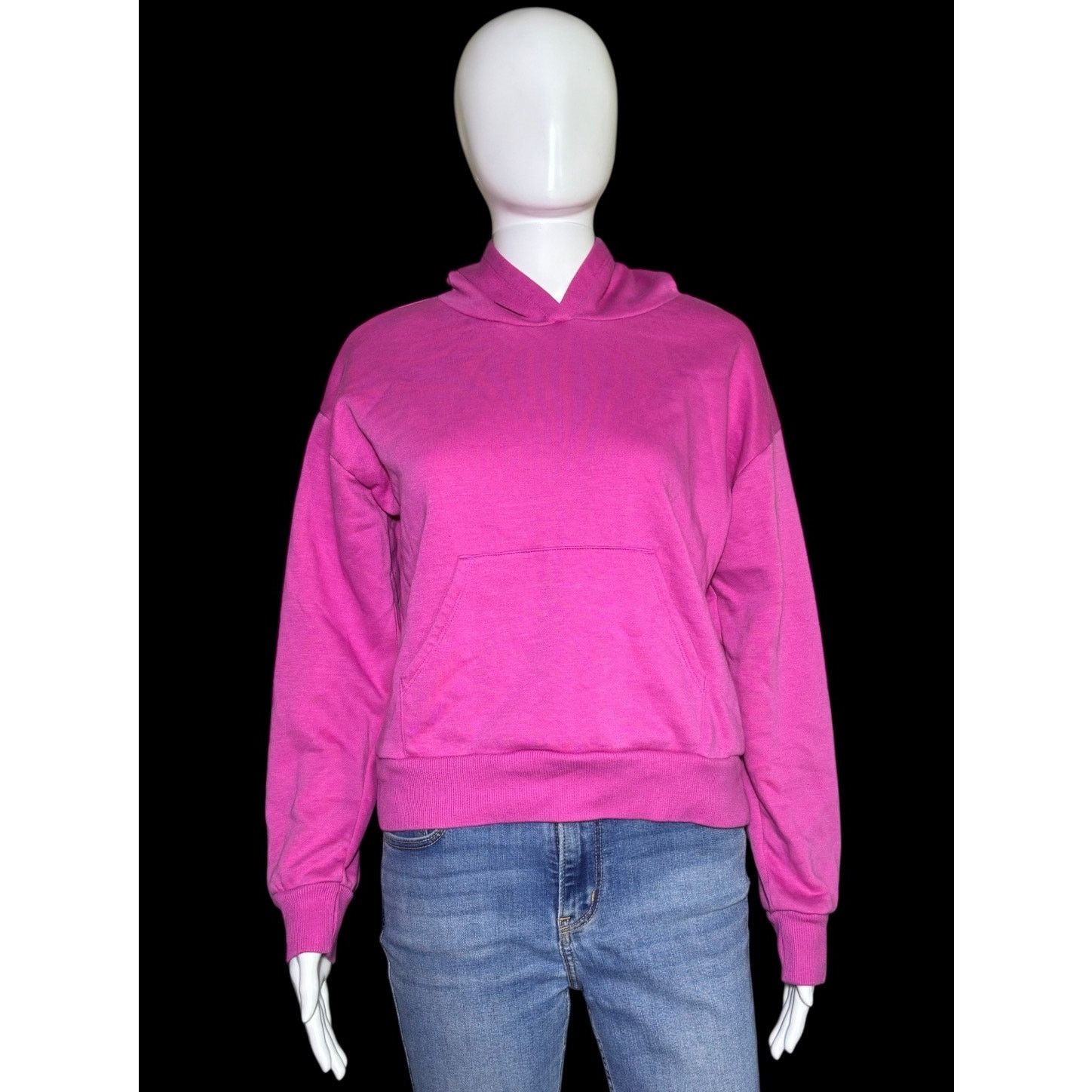 Epic Threads Epic Threads Pink Cotton Hoodie Pullover Sweater Thumbholes Size XL / US 12-14 / IT 48-50 - 12 Thumbnail