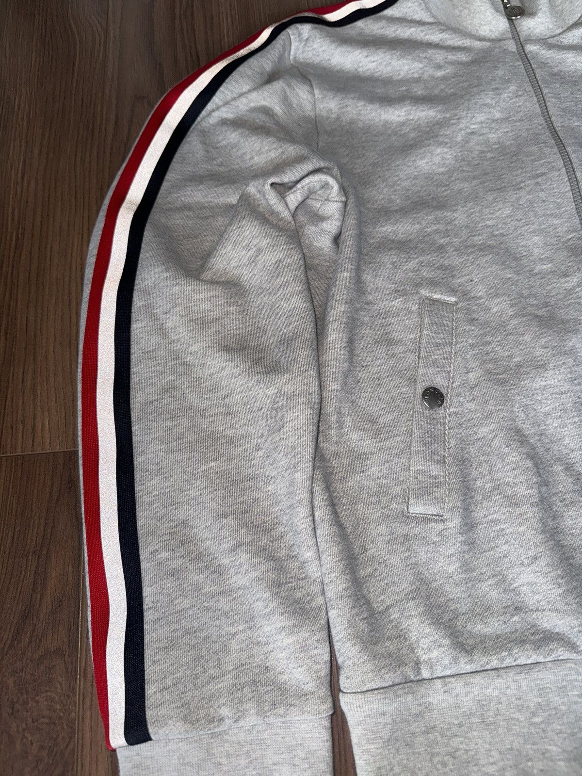 Moncler Moncler Maglia Cardigan Grey Jacket Size US L / EU 52-54 / 3 - 5 Thumbnail