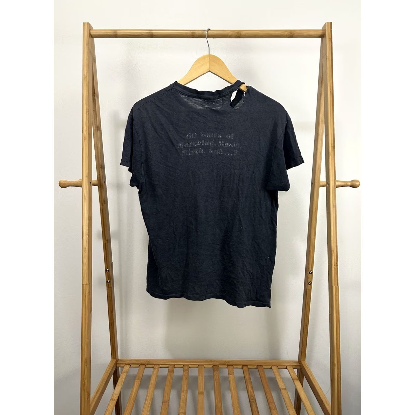 Hanes VTG 70s Princeton University Band T-Shirt Hanes L Men Blue Distressed Thrashed Worn Ivy League Grunge 70s Mens Shirt Size US L / EU 52-54 / 3 - 2 Thumbnail