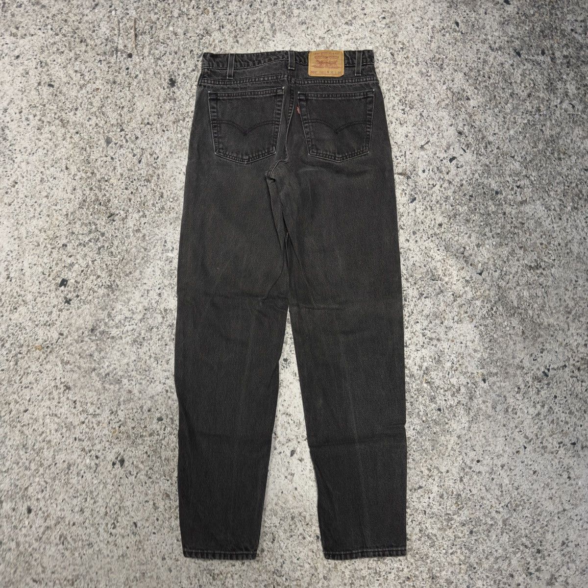 Levi's 90s Levi’s 550 Faded Black Denim ERD Grunge CDG Size US 31 - 2 Thumbnail