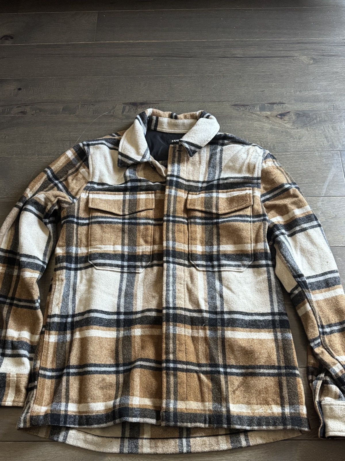 Express Express Thick flannel button up Size US M / EU 48-50 / 2 - 1 Thumbnail