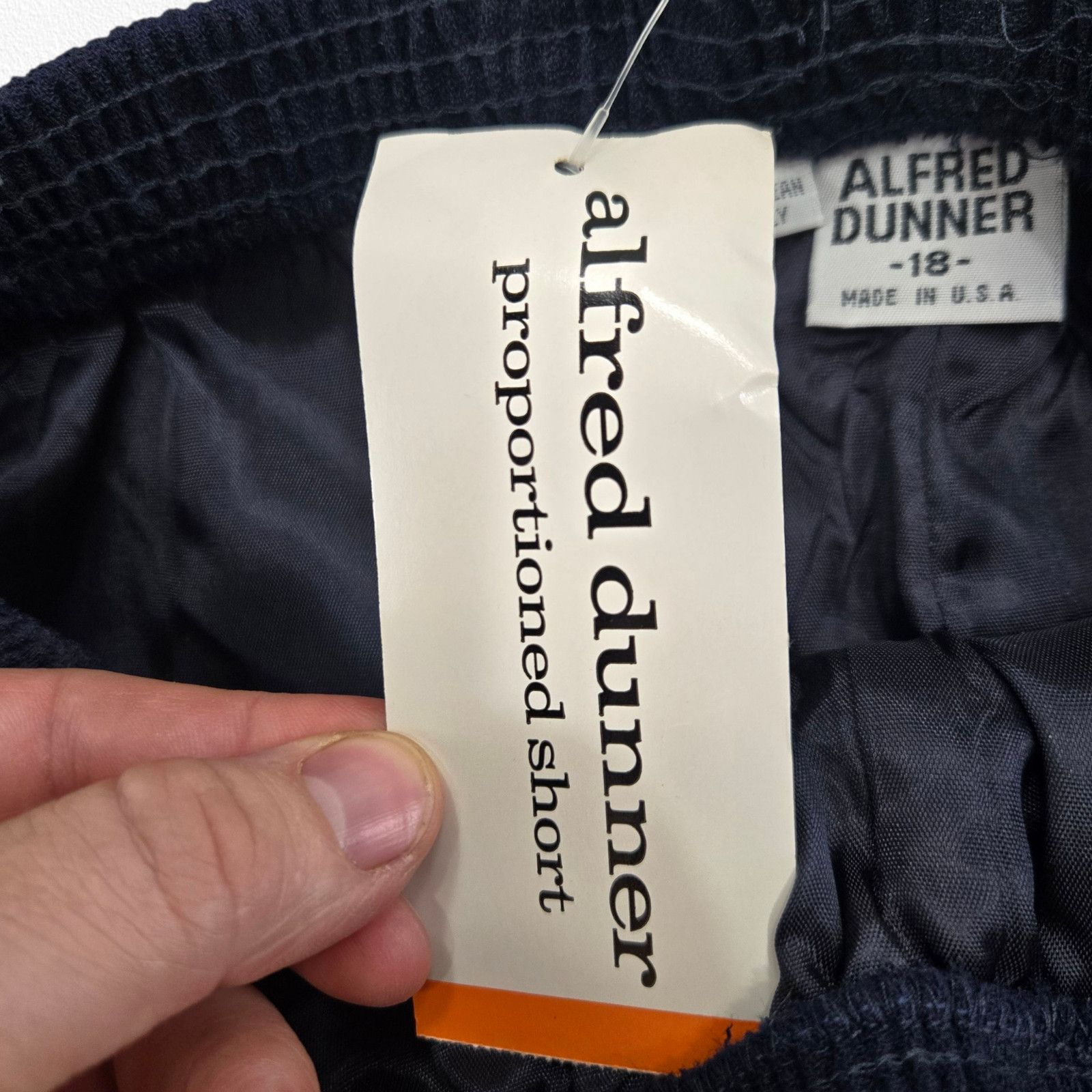 Vintage Vintage Navy Wool High Rise Belted Career Trousers Size 18 Size 40" / US 18 - 5 Thumbnail