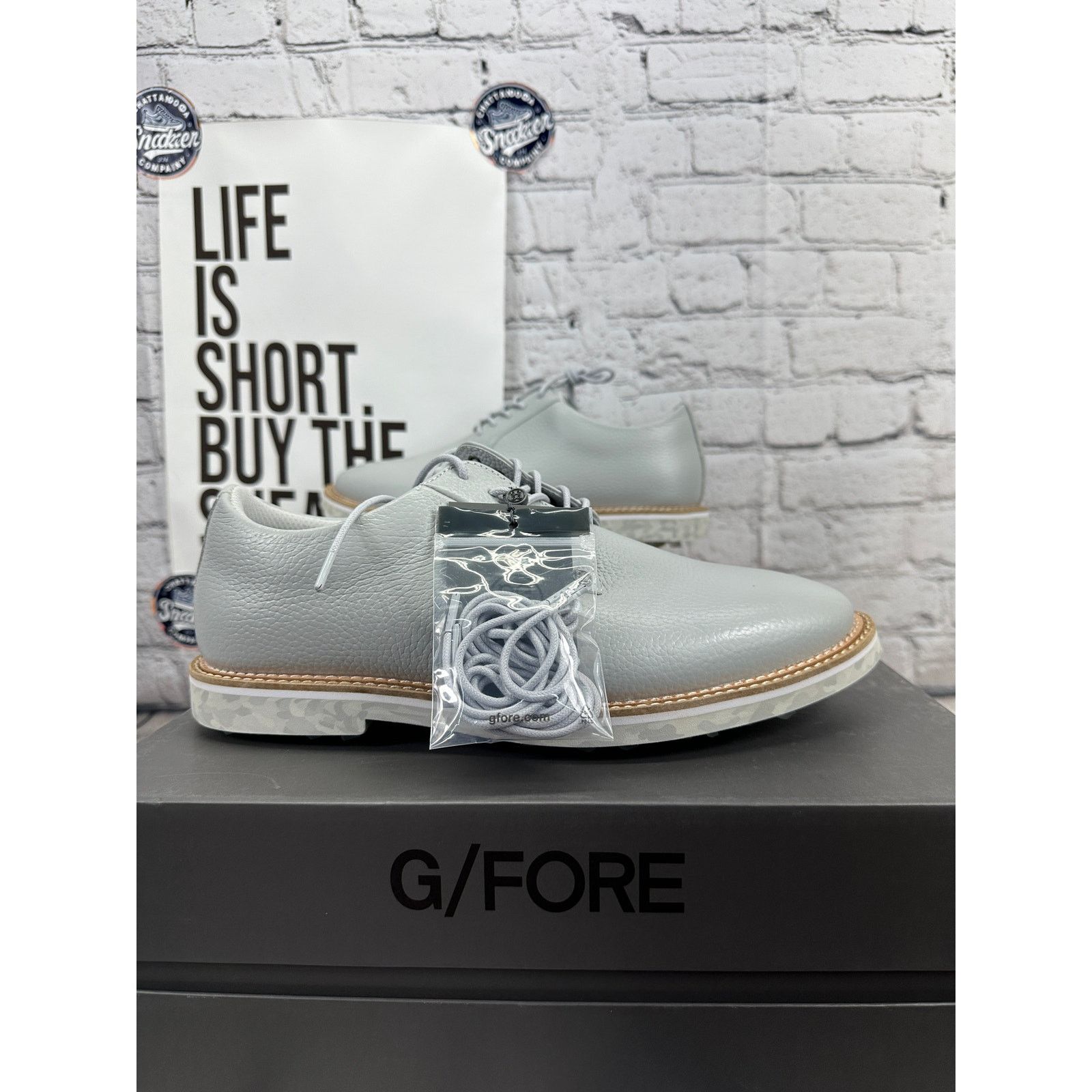 image of G/fore Gfore Camo Collection Gallivanter Golf Shoes Mens 8.5 in Grey (Size 9)