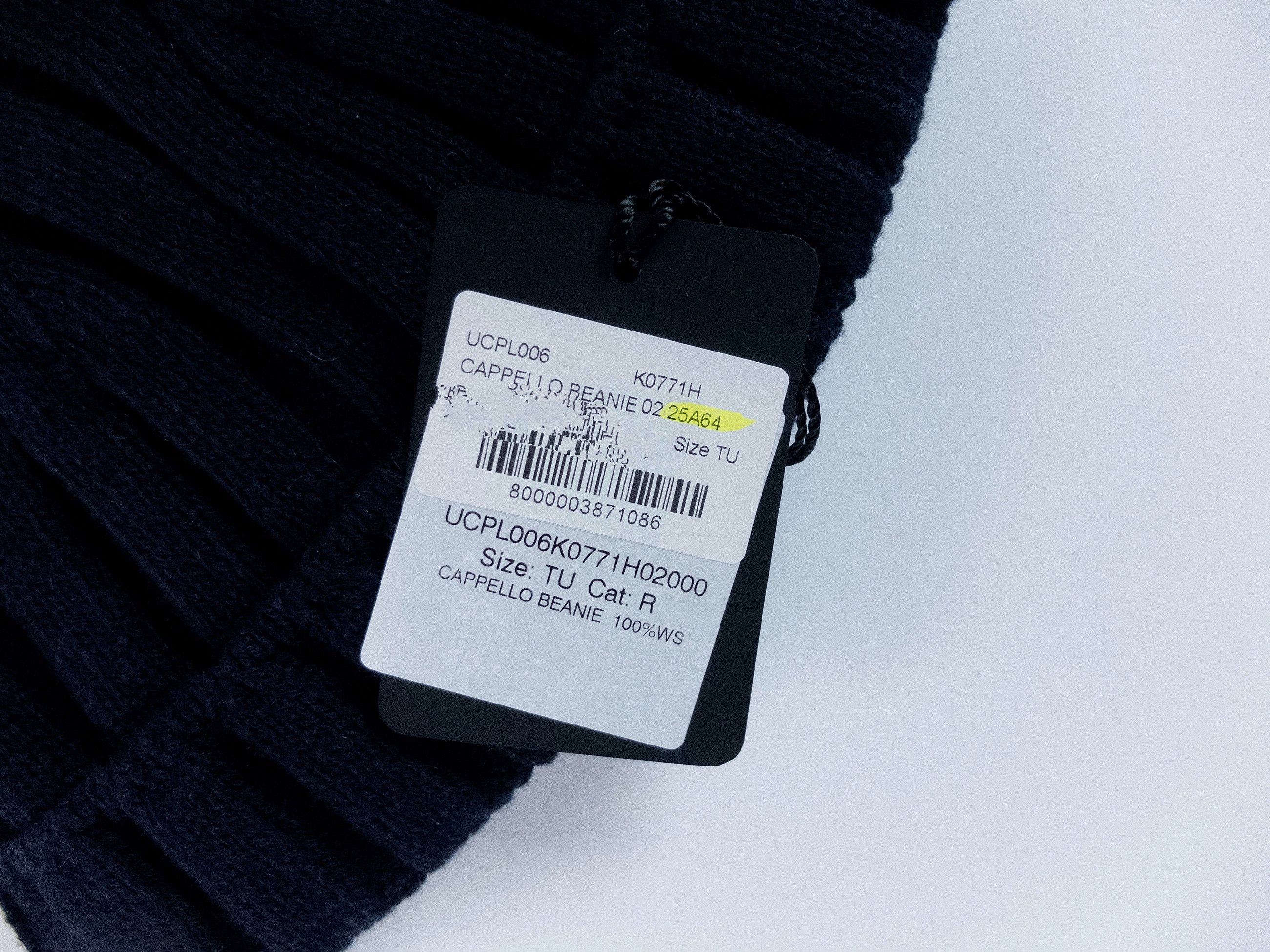 Kiton KITON solid navy blue cashmere beanie hat One Size q Size ONE SIZE - 2 Thumbnail