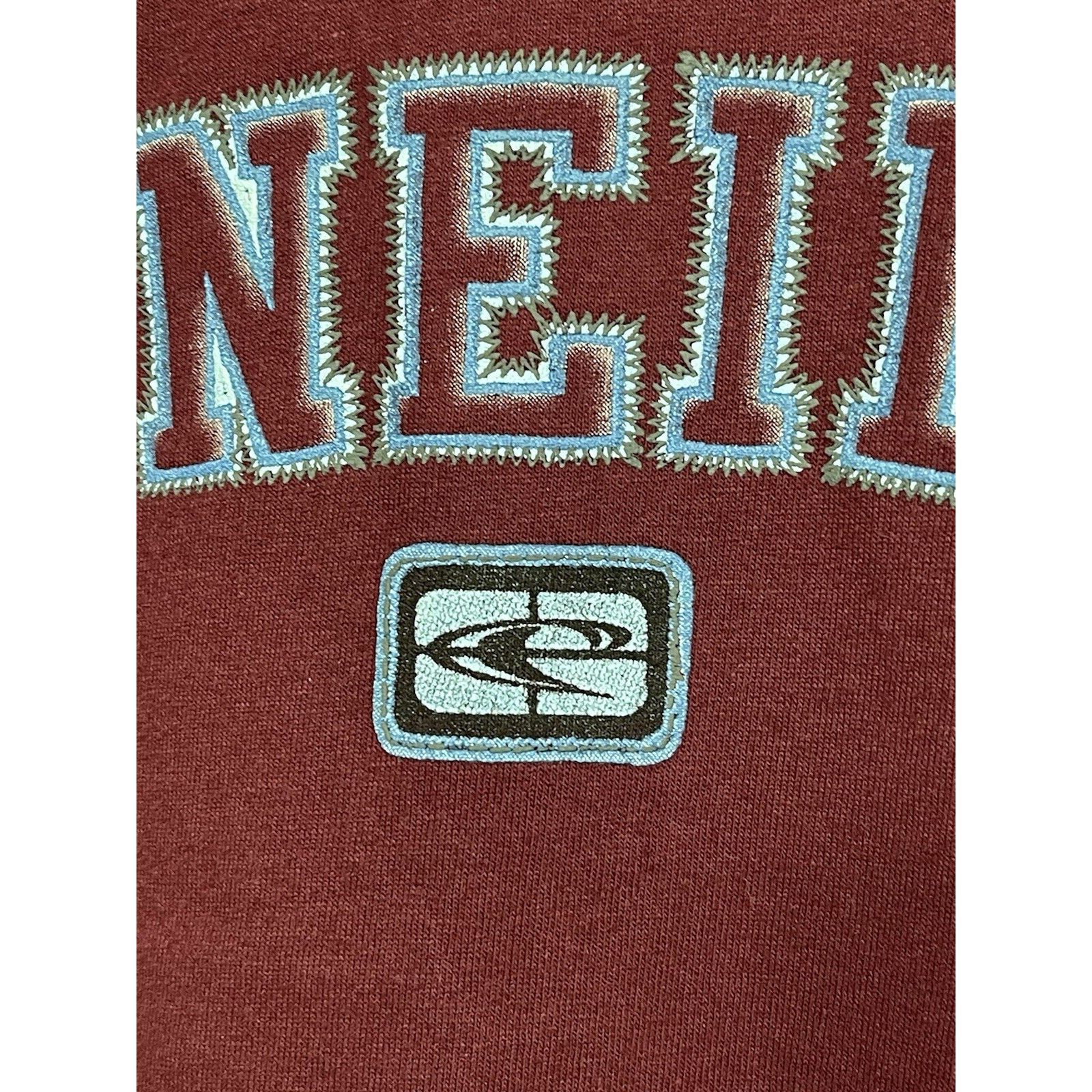 O'Neill VTG Y2K 1996 O’NEILL LONG SLEEVE TEE SHIRT PULLOVER RED/BURG Size US XL / EU 56 / 4 - 3 Thumbnail