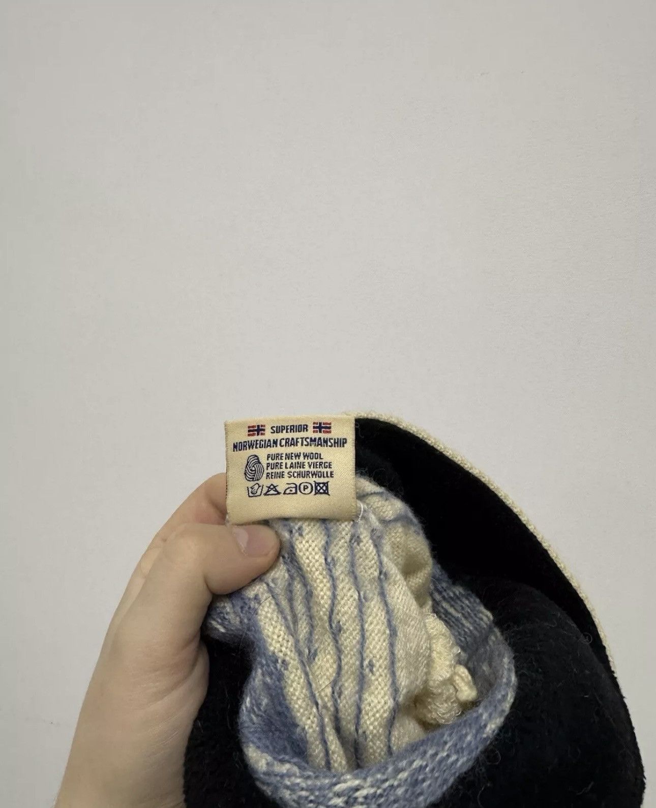 Dale Of Norway × Vintage Vintage Dale Of Norway Hat Pure New Wool Superior Norwegian Size ONE SIZE - 5 Thumbnail
