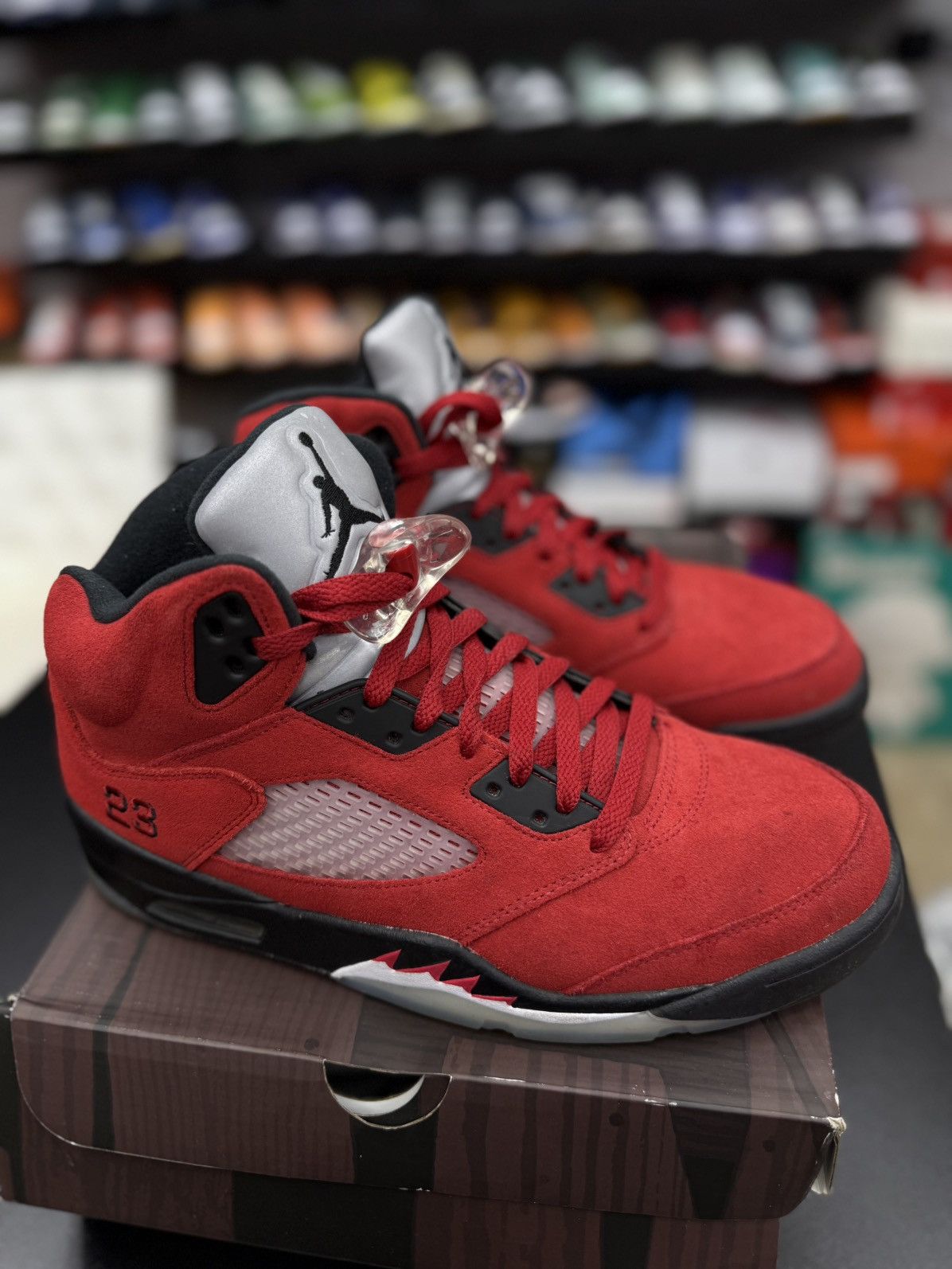 Nike Jordan 5 Raging Bulls Size 10.5 (DD0587-600) 🧼 Size US 10.5 / EU 43-44 - 9 Thumbnail