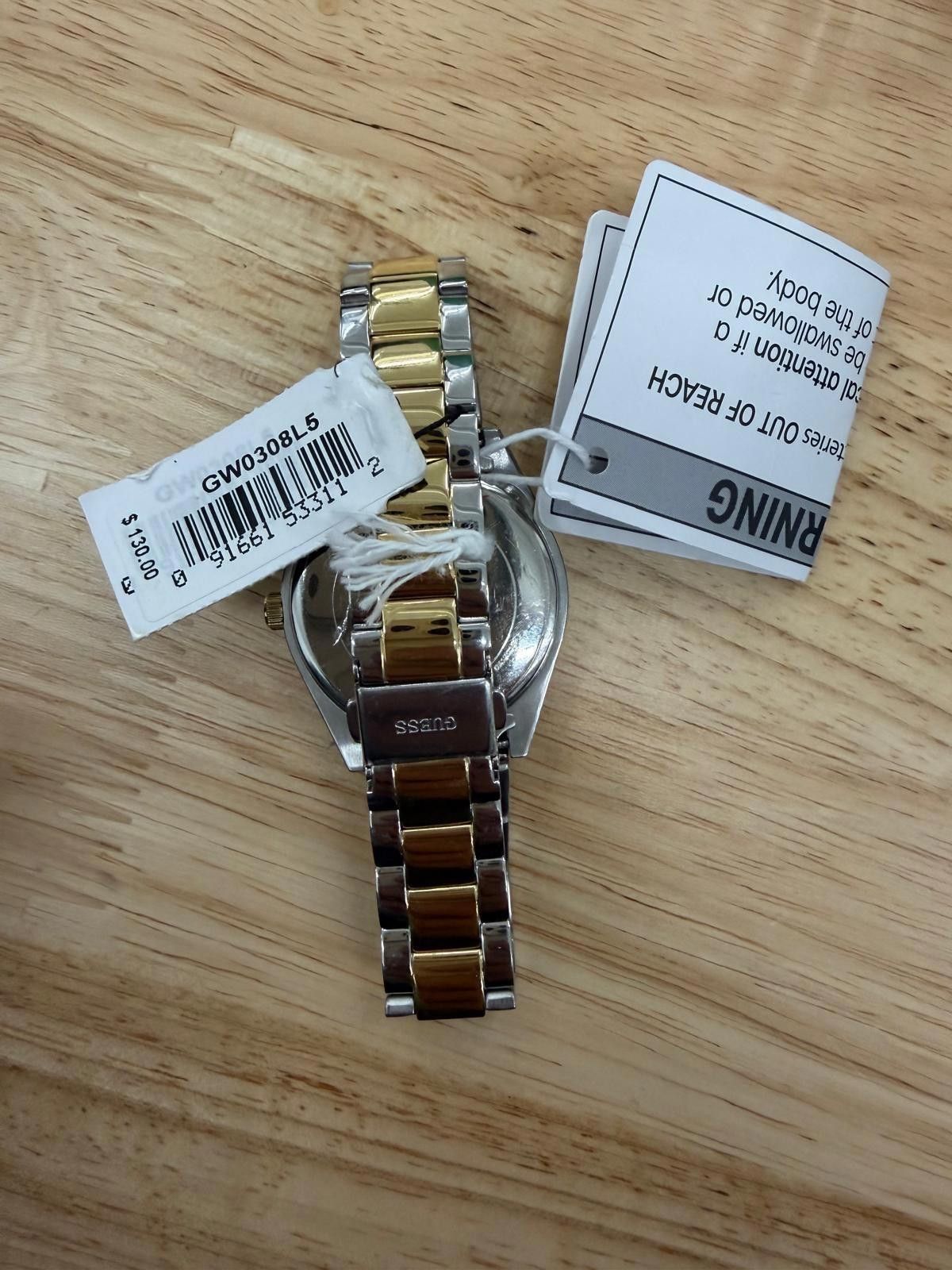 Guess Guess GW0308L5 Wrist Watch Two Tone For Women Size ONE SIZE - 5 Thumbnail