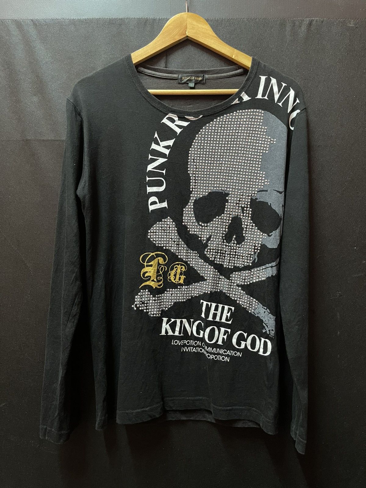Hysteric Glamour PPFM Skull Stripe Longsleeve | Grailed