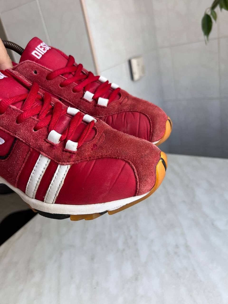 Diesel Vintage Logo Diesel Sneakers Avant Garde Moto Style 2000s Size US 5 / EU 37 - 4 Thumbnail
