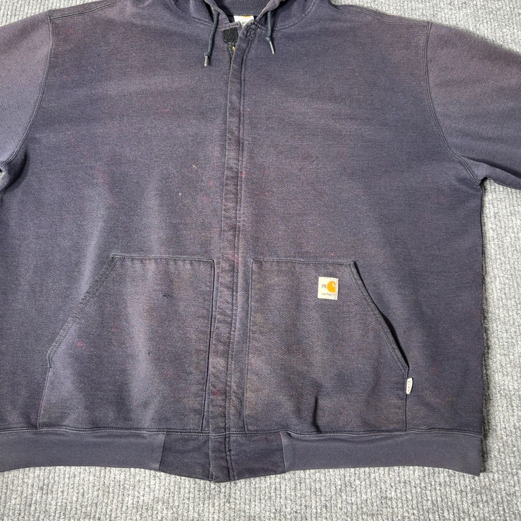 Carhartt VINTAGE Carhartt FR Full Zip Hoodie Mens 3XL Black Workwear Sweatshirt Size US XXL / EU 58 / 5 - 2 Thumbnail