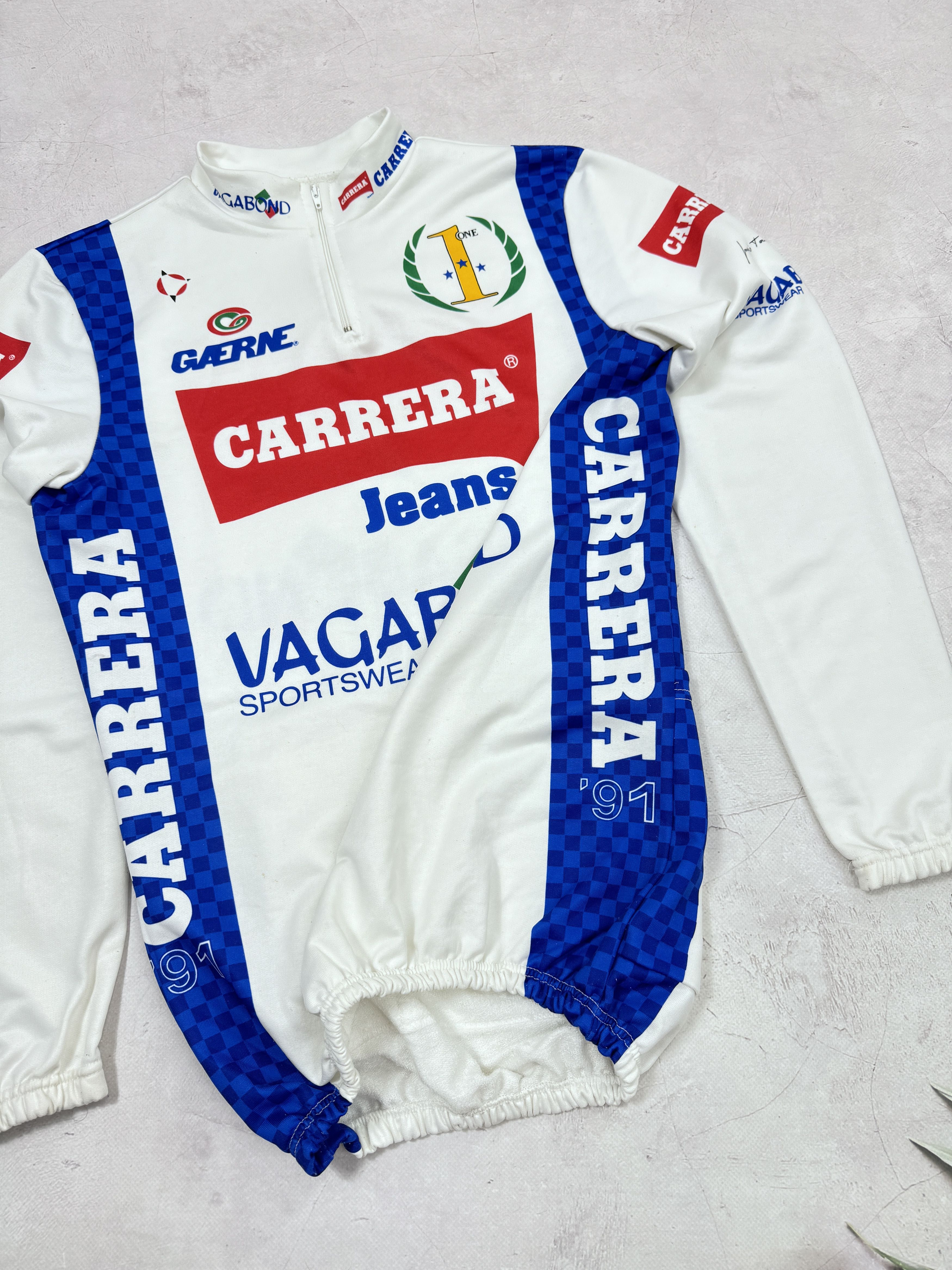 Vintage Vintage 1991 Carrera Vagabond Cycling Jersey Size US M / EU 48-50 / 2 - 7 Thumbnail