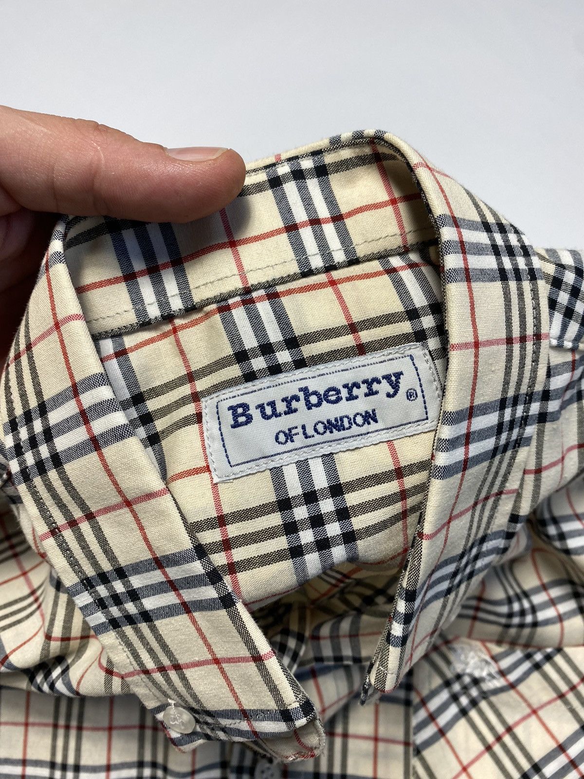 Burberry Vintage Burberry nova check hawaii shirt size S Size US S / EU 44-46 / 1 - 4 Thumbnail