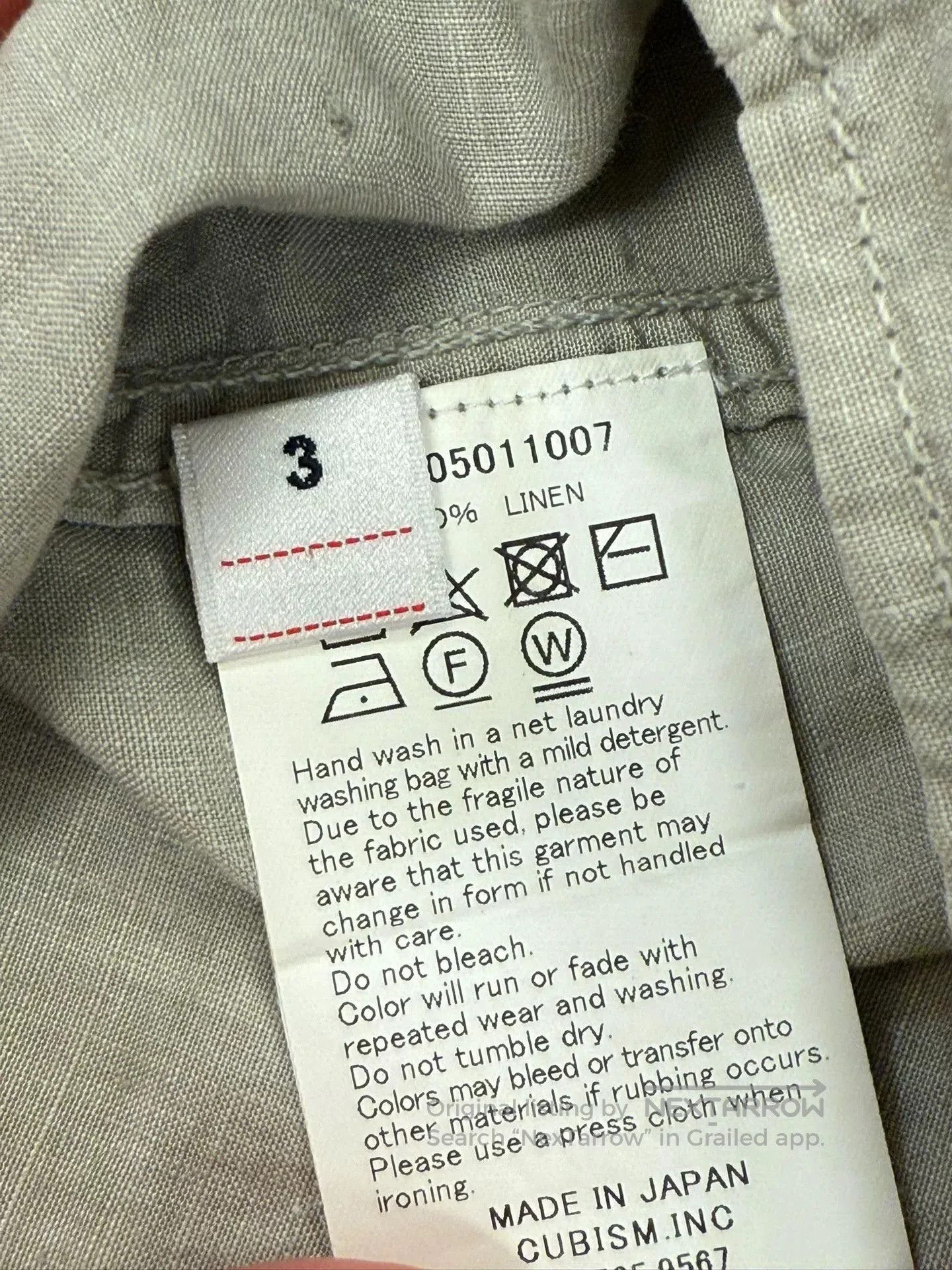 Visvim VISVIM 23SS PALMER L/S LINEN SHIRT. Size US L / EU 52-54 / 3 - 5 Thumbnail