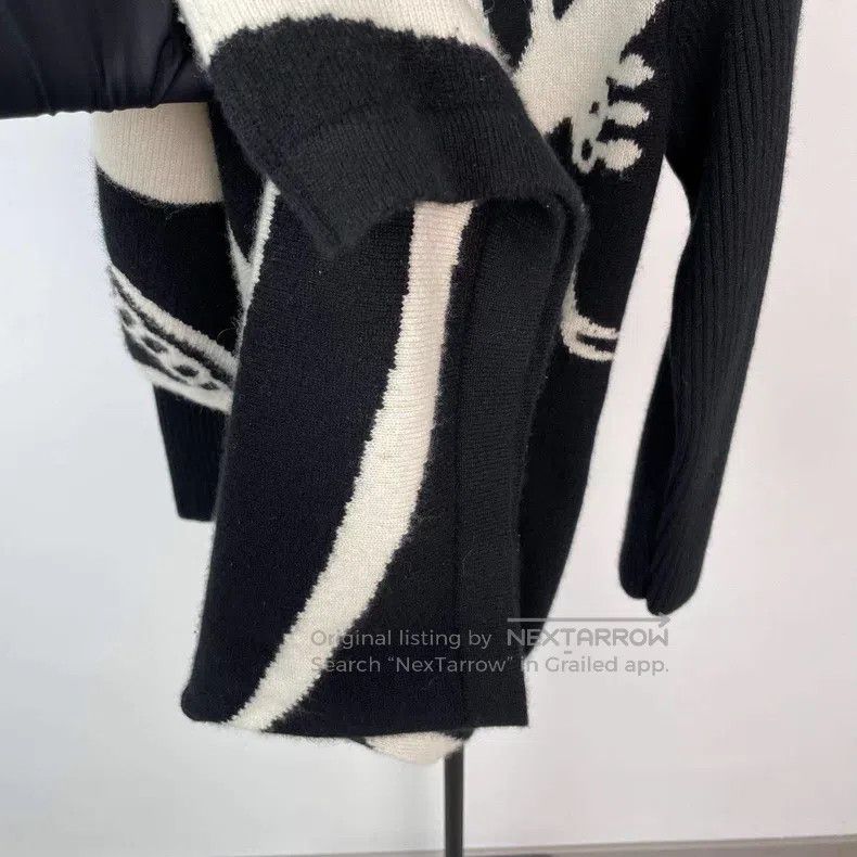 Hermes Black cashmere dress