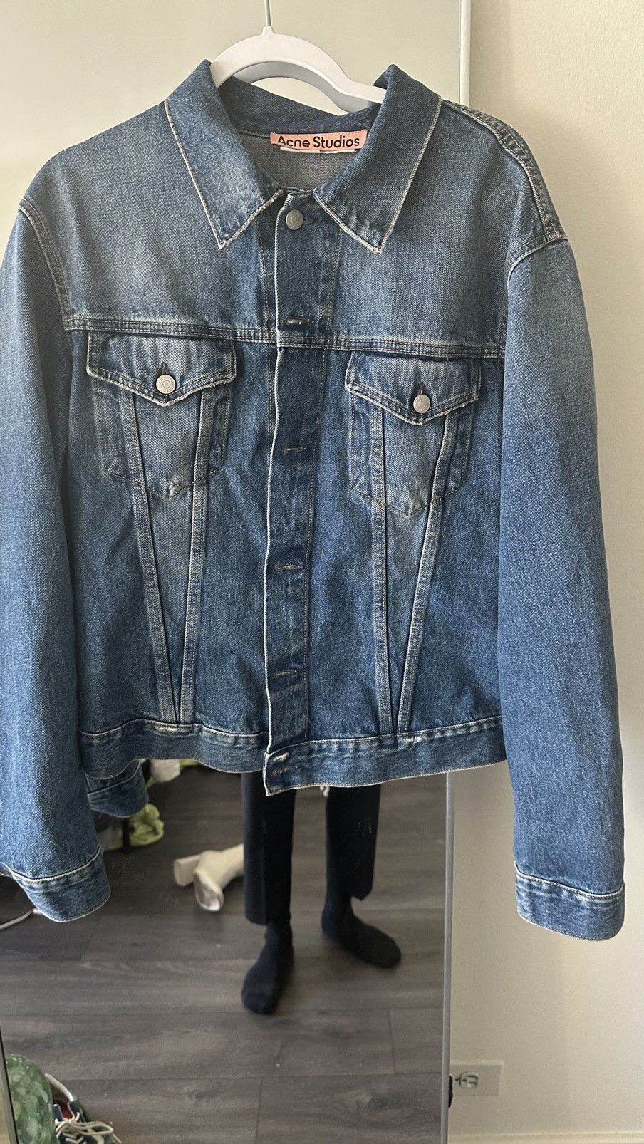 Acne Studios Acne Studios Mid Blue Denim Jacket Size US M / EU 48-50 / 2 - 2 Thumbnail
