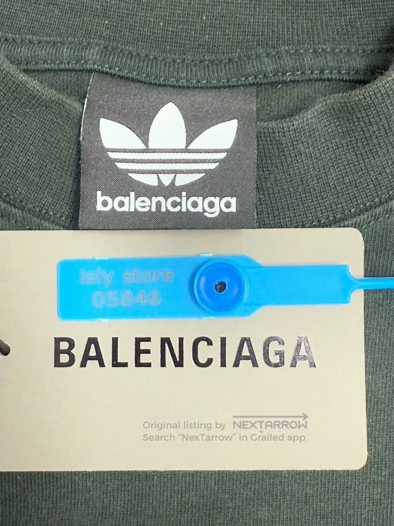 Balenciaga Balenciaga Brand Letter Printed Round Neck Short Sleeve Size US M / EU 48-50 / 2 - 5 Thumbnail