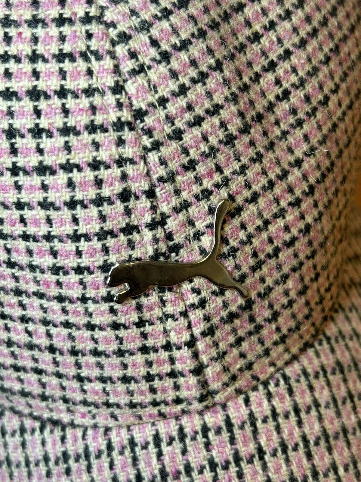 Puma Vintage Puma wool check adjustable baseball cap Size ONE SIZE - 6 Thumbnail