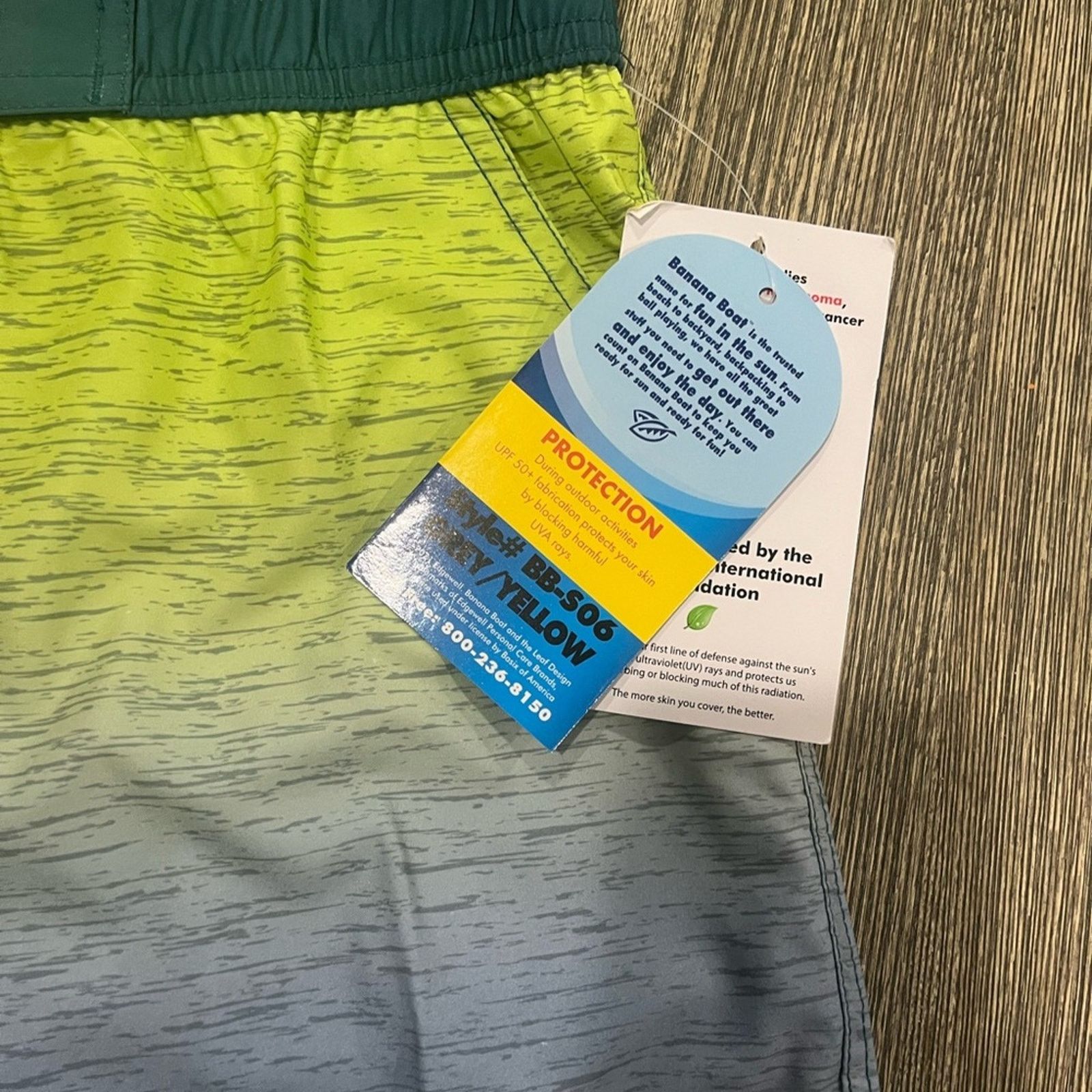 Vintage NWT Banana Boat Shorts Board Surf Stretch UPF 50 Swim Size S Size US 26 / EU 42 - 3 Thumbnail