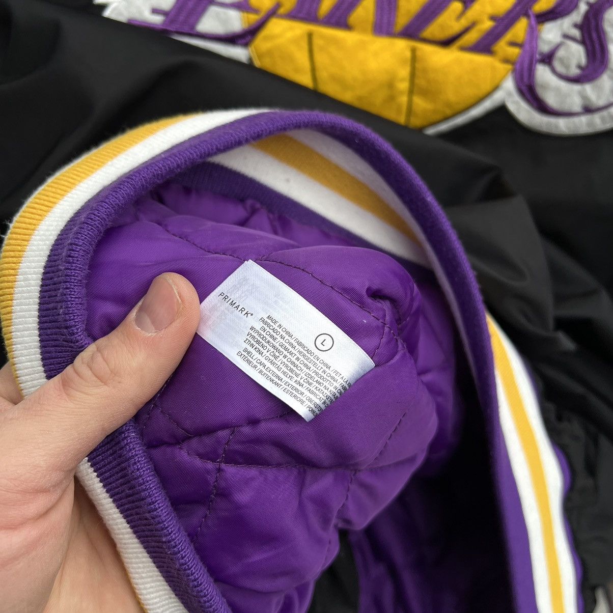 NBA NBA Lakers Varsity Bomber Jacket Size US L / EU 52-54 / 3 - 8 Thumbnail