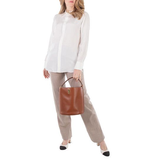 Celine o1w1db10326 197573CR4 Size : OS / Teen Bucket Bag in Brown Size ONE SIZE - 5 Thumbnail