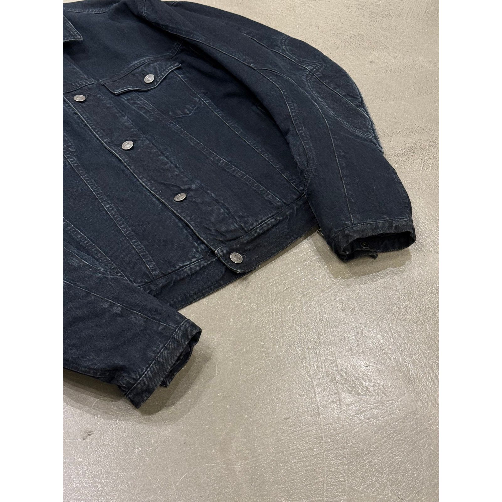 Balenciaga A/W2019 Balenciaga by Demna padded biker denim jacket Size US M / EU 48-50 / 2 - 6 Thumbnail