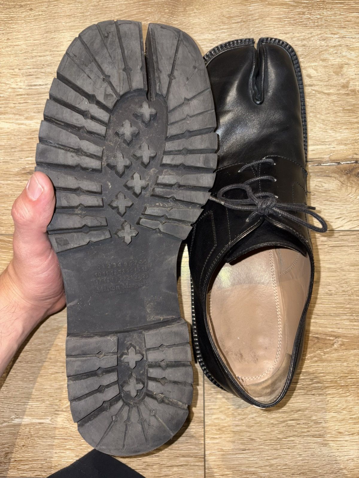 Maison Margiela Margiela Tabi Derby Lace Up Size US 12 / EU 45 - 5 Thumbnail