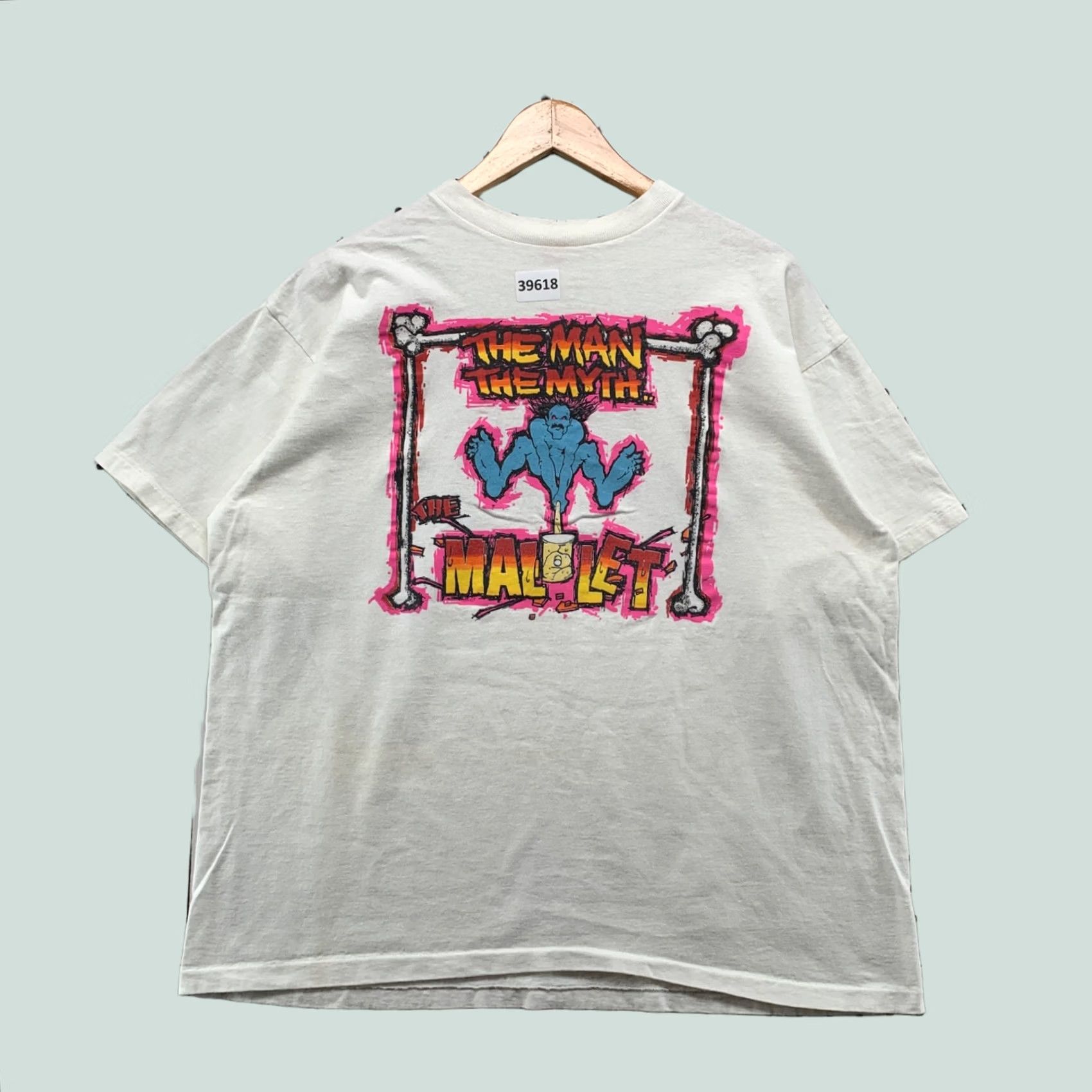 Vintage VINTAGE Gallagher Shirt Men XL White Comedy Myth Mallet USA RARE Single Stitch Shirt Size US XL / EU 56 / 4 - 1 Thumbnail