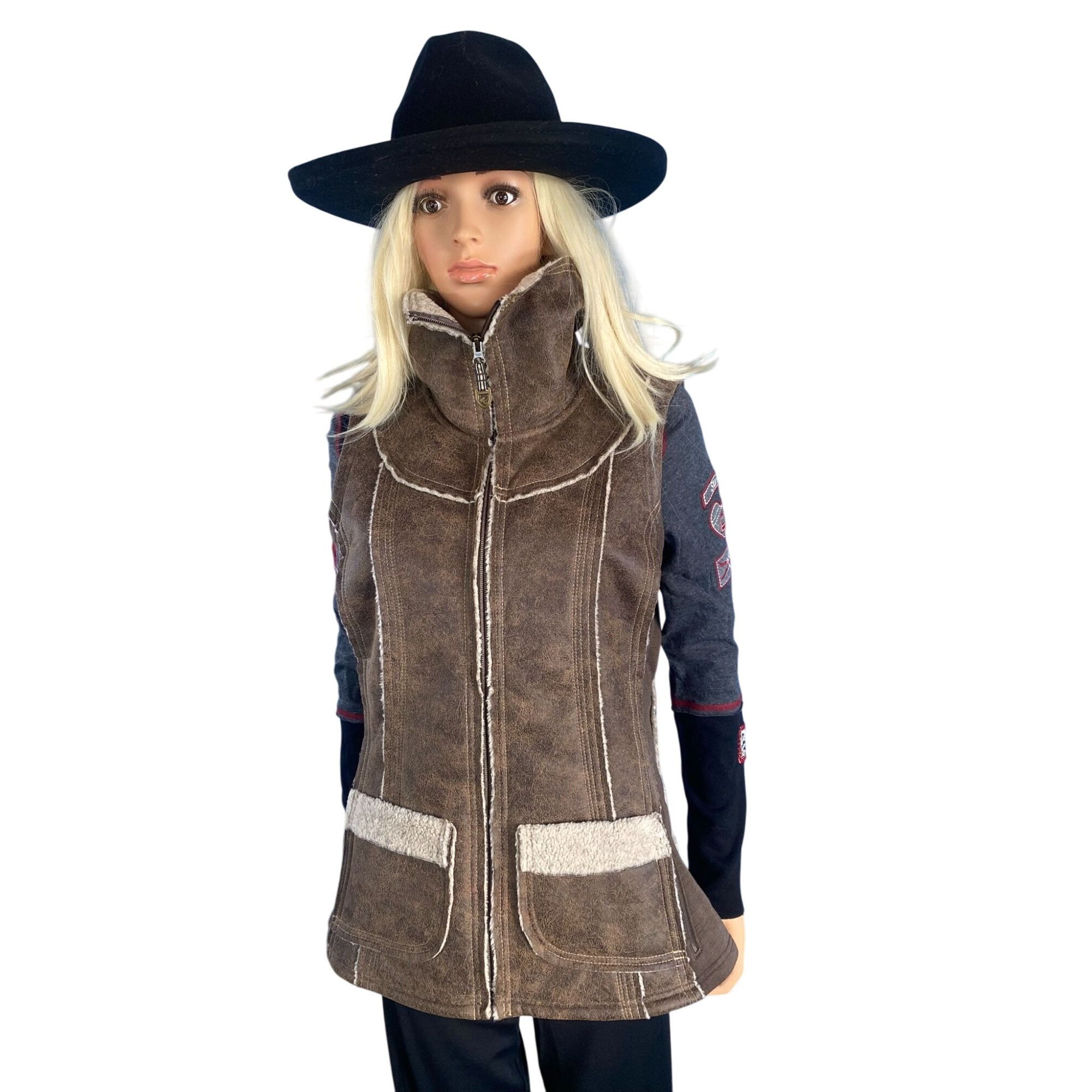 Kuhl NWT Kuhl Women's LARGE Dani Sherpa Vest Brown MSRP$219 New Size L / US 10 / IT 46 - 7 Thumbnail