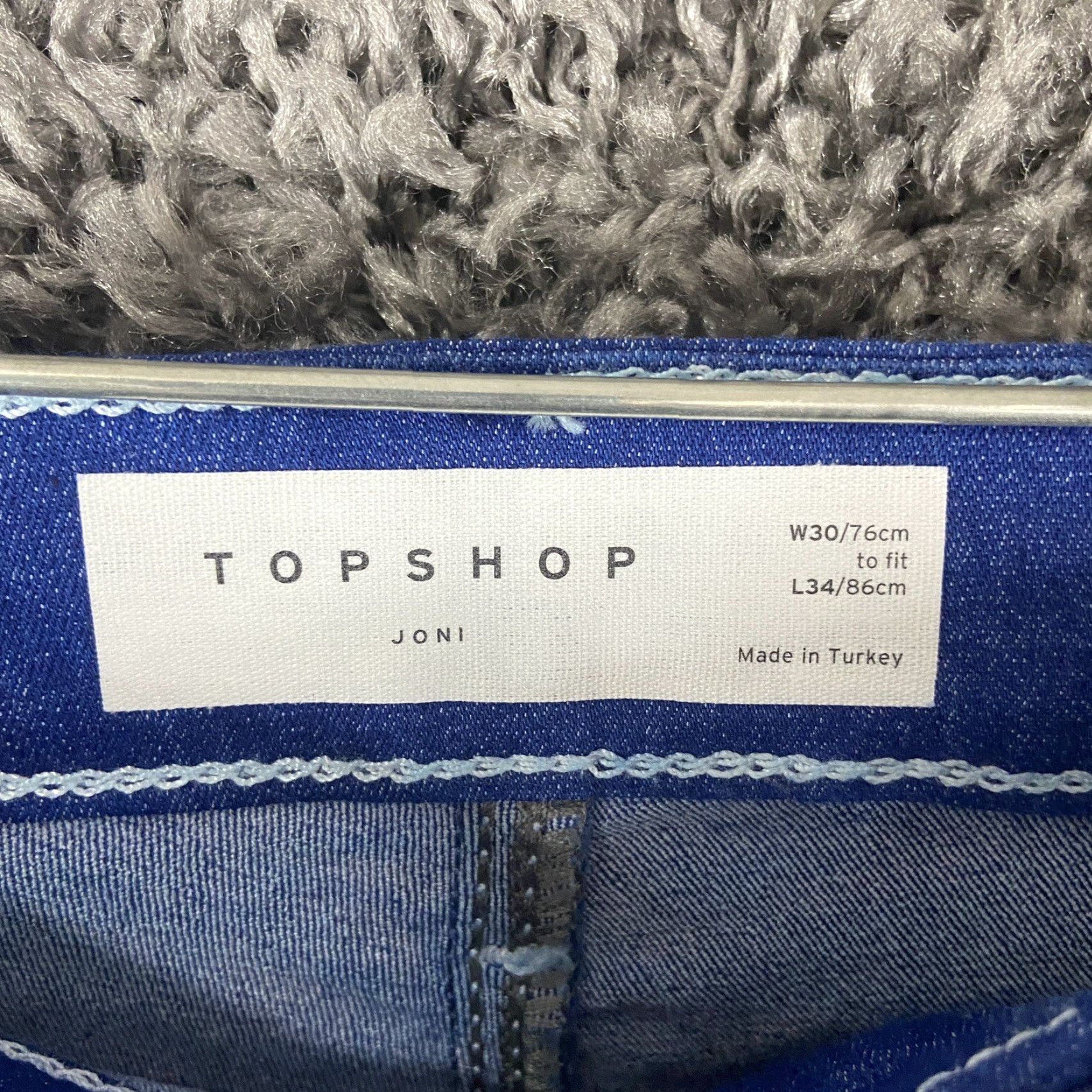 Topshop NEW Topshop Johi Blue Skinny Jegging Women’s 30 Size 30" / US 8 / IT 44 - 5 Thumbnail